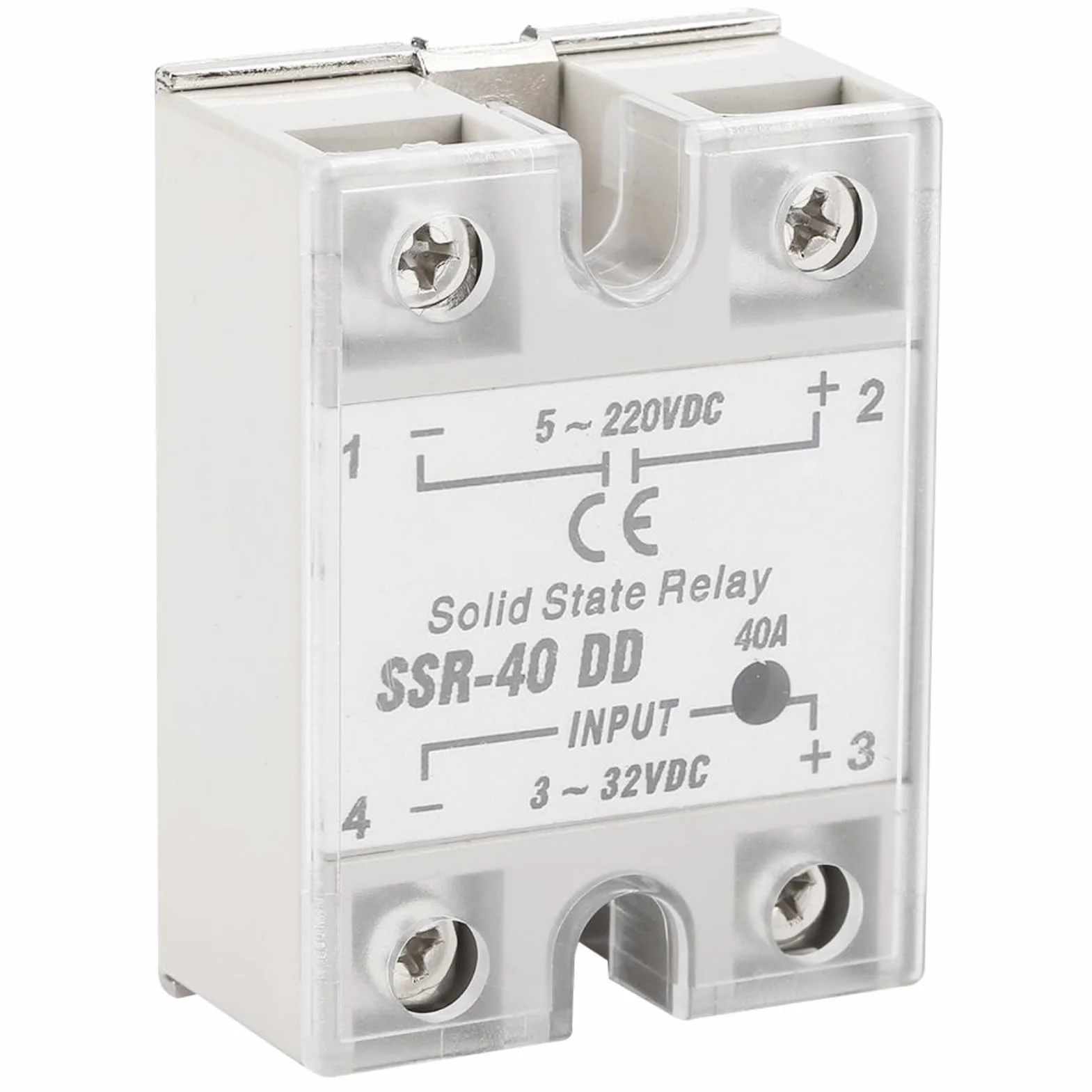 KSTE SSR-40 DD 40A 5-220VDC Przekaźnik półprzewodnikowy do automatyzacji procesów przemysłowych
