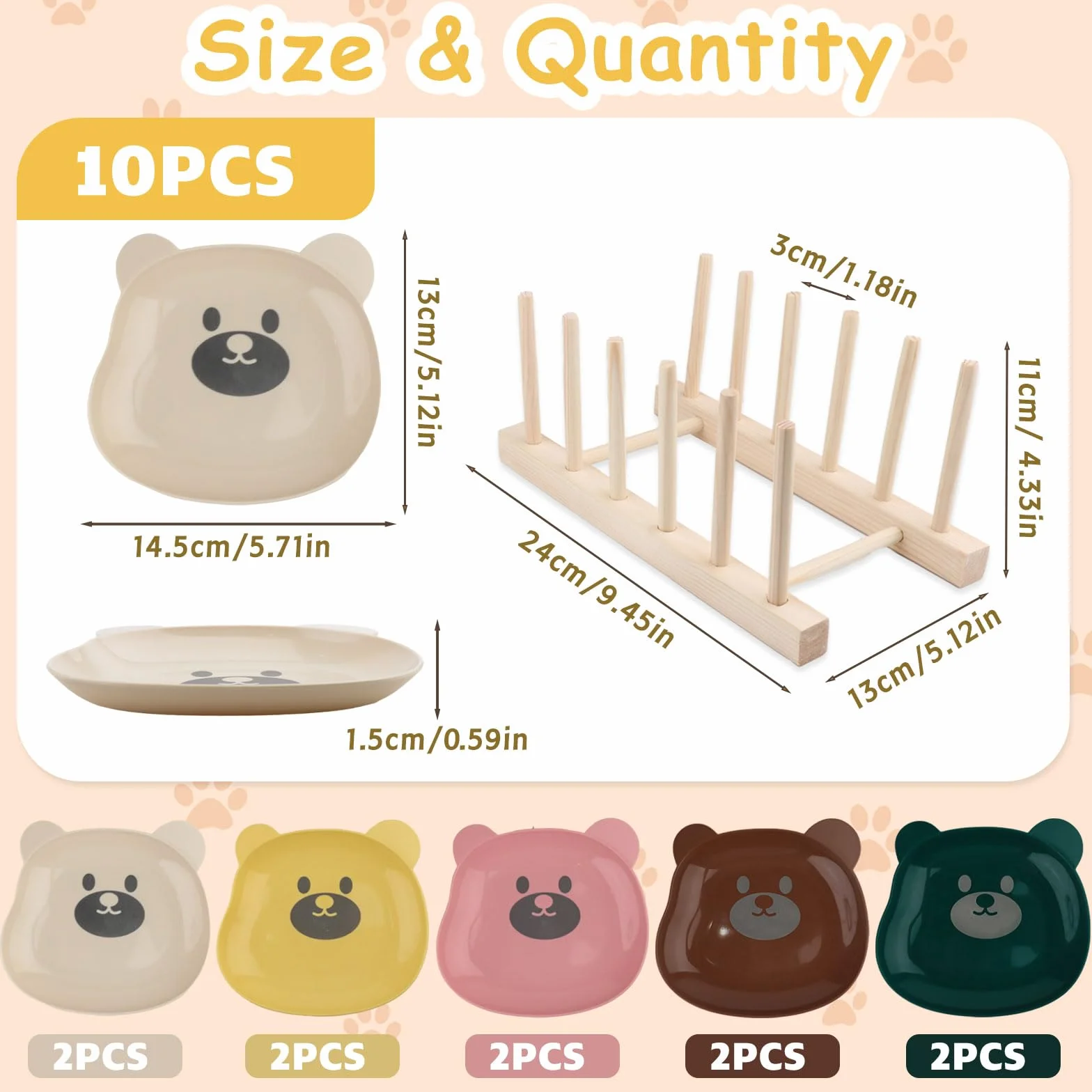 Miska dla kota płaska 14,5×13 cm 10 sztuk talerz dla kociąt i małych psów
