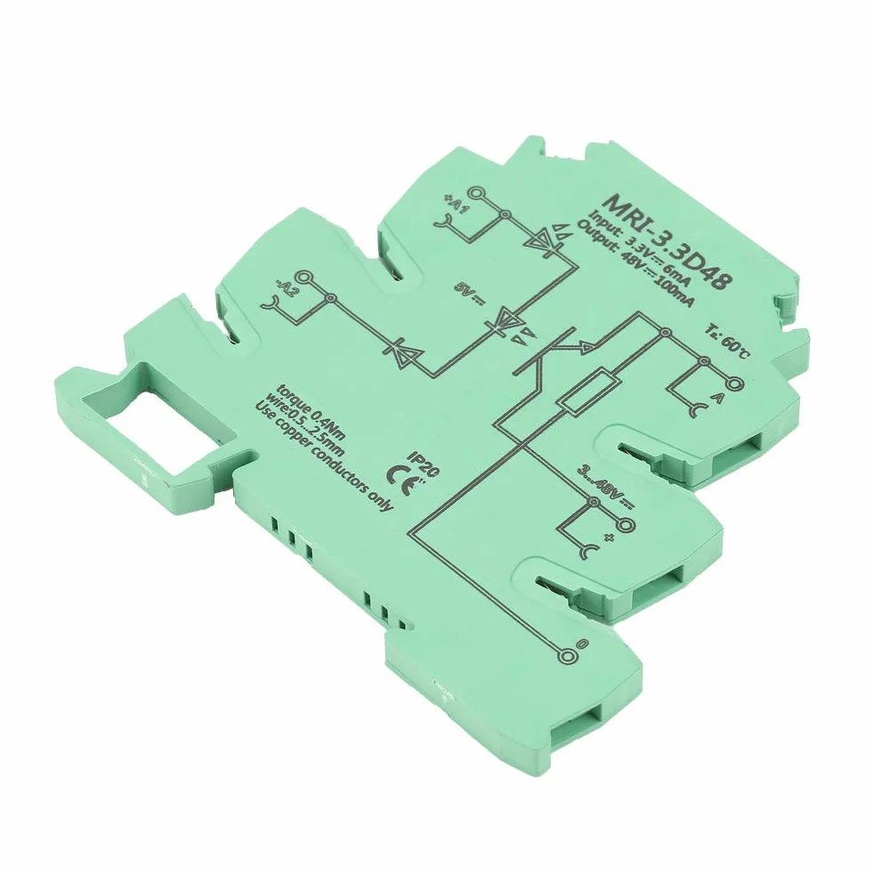 Optokoppler PLC-Relais MRI-3.3D48 DC 3.3VDC Eingang 3-48VDC Ausgang