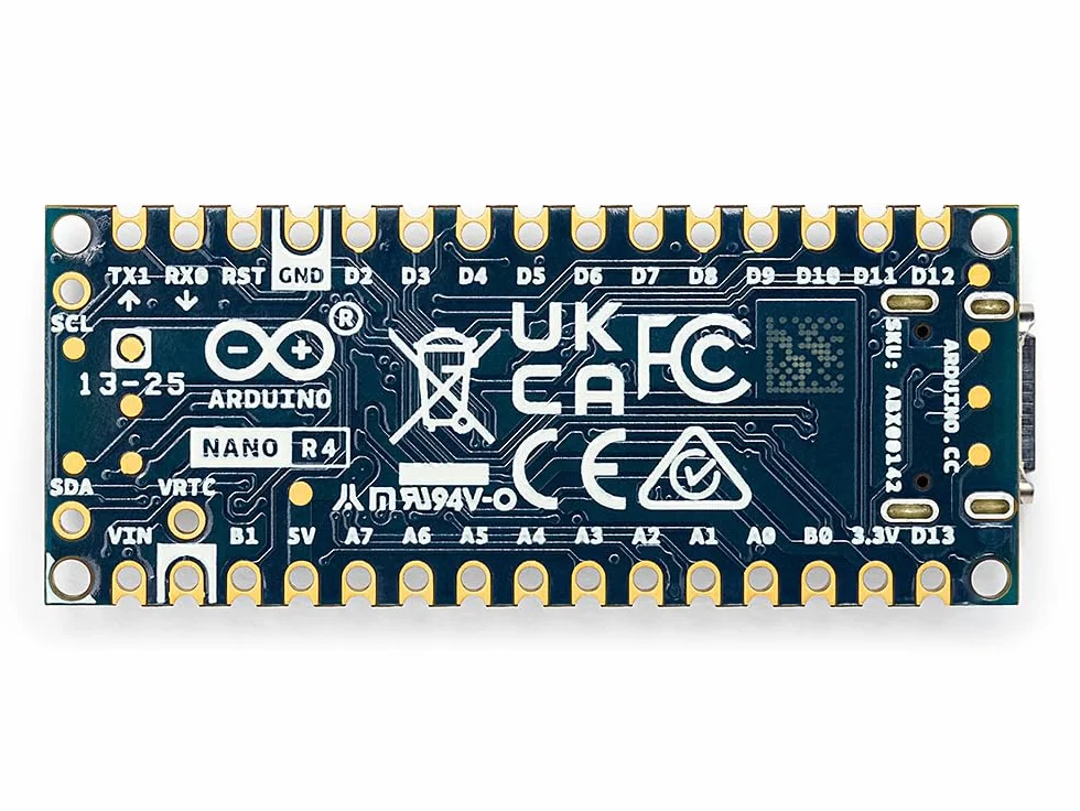 Arduino Nano R4 – Bez Headers, Płytka z Mikrokontrolerem Renesas RA4M1, Złącze Qwiic, Programowalna Dioda RGB