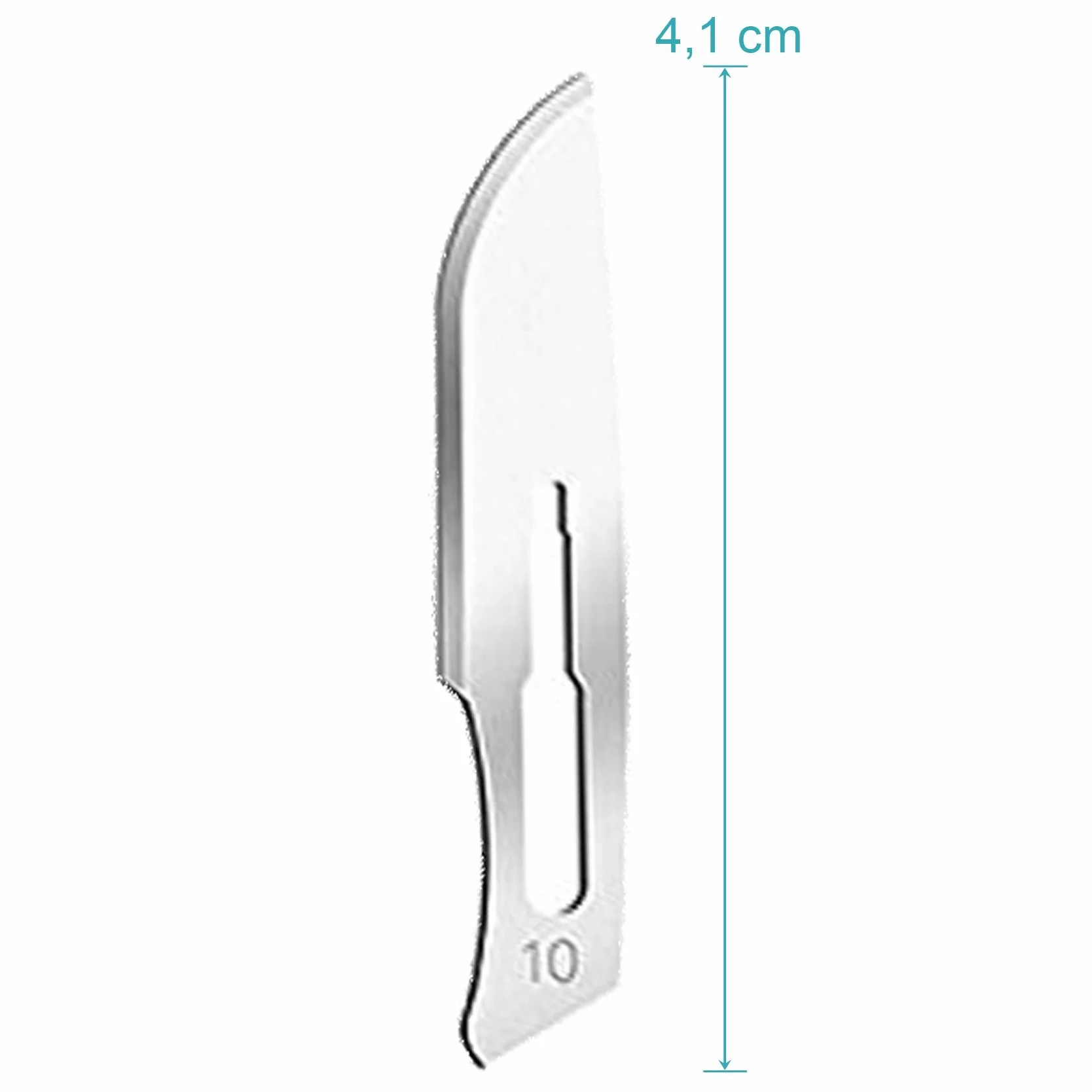 May Zestaw 60 sterylnych ostrzy skalpela fig. 10-15 ze stali węglowej do majsterkowania, dermaplaningu