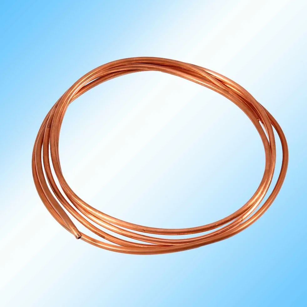 Rura miedziana miękka 2 m 4 mm x 3 mm do lodówki zamrażarki klimatyzacji