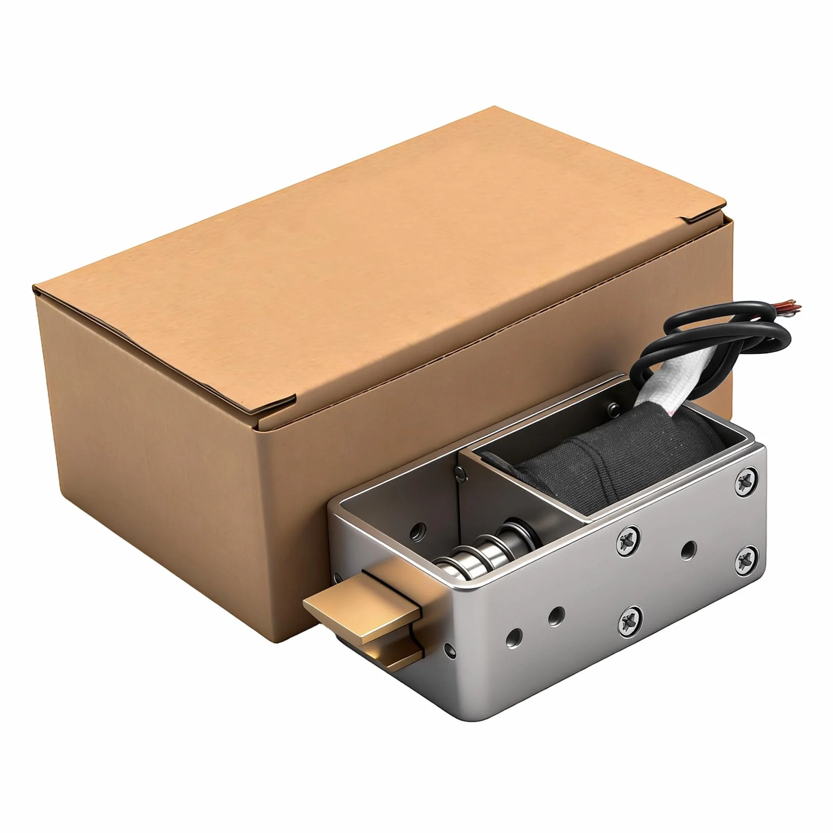 Heschen Elektromagnes HS-S1670DL DC12V 3A 40N skok 10 mm push pull zamek drzwi z otwartą ramą