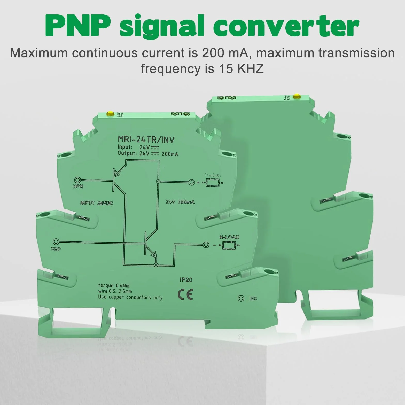 Konwerter sygna?u MRI-24TR/INV NPN PNP konwerter sygna?u PLC Sensor Polars IO Level Conversion Module