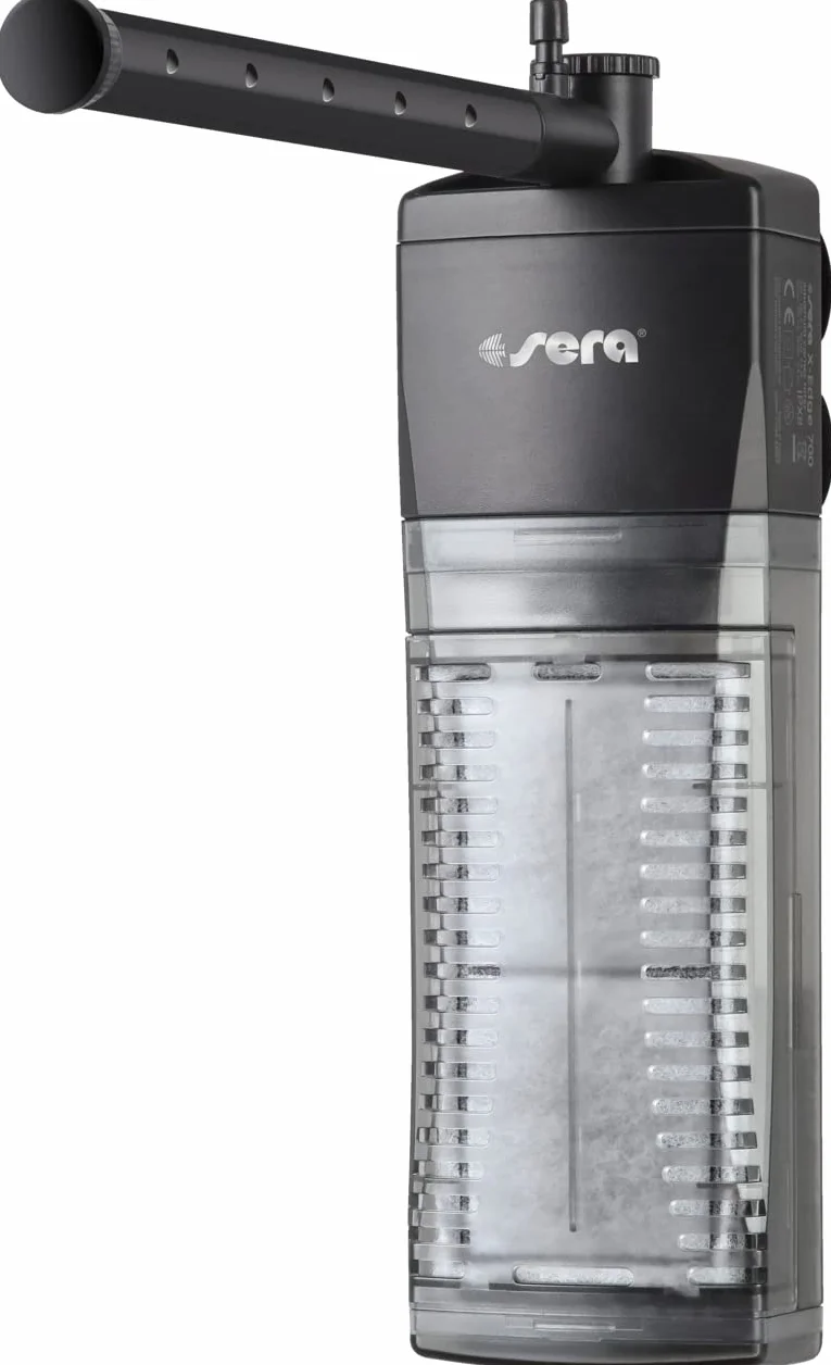 Sera X-Edge 700 wydajny i energooszczędny filtr narożny lub filtr wewnętrzny do akwarium do 300 litrów, 32657