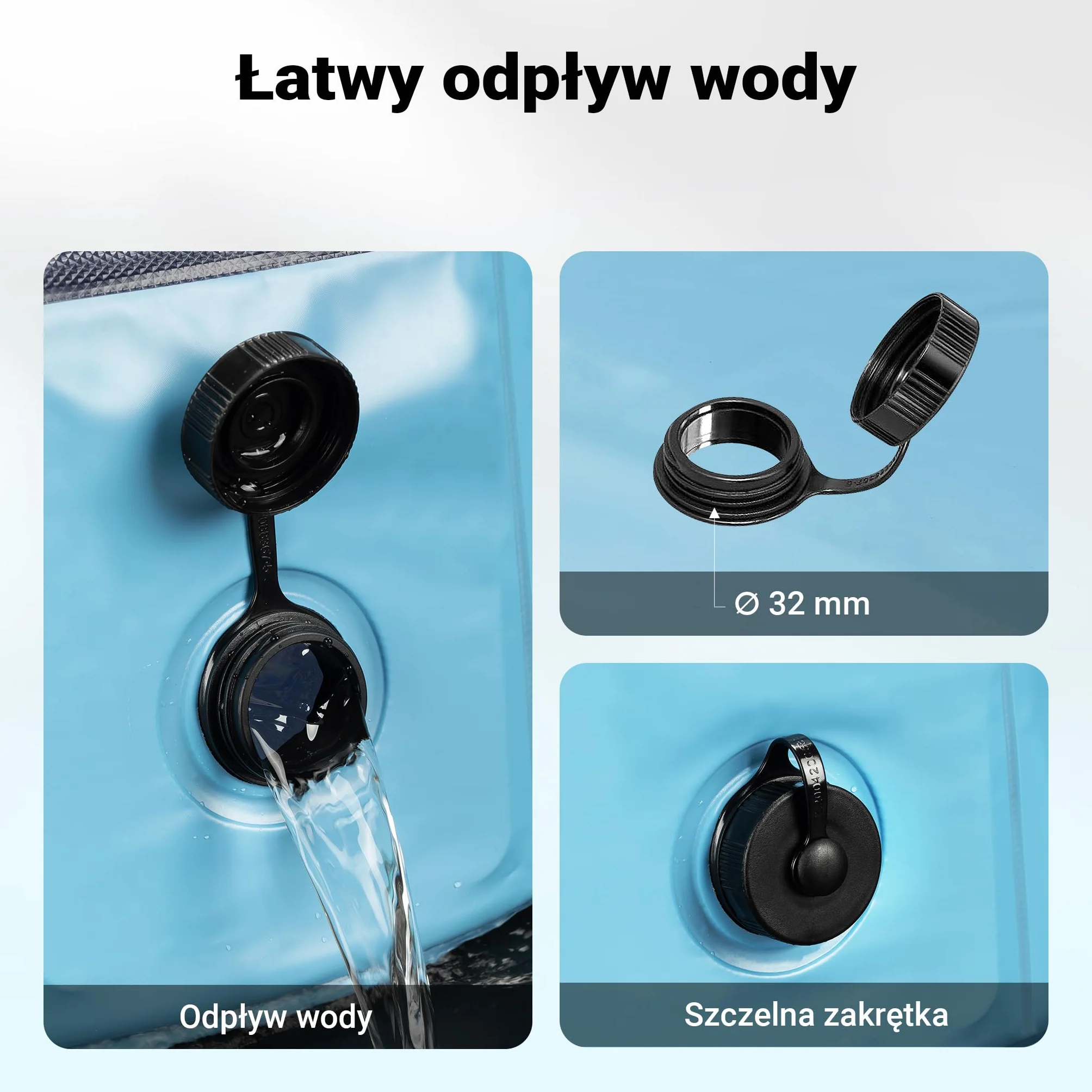 Fudajo Basen dla psa o wymiarach 100 x 30 cm, składany basenik ogrodowy z wzmocnioną krawędzią i antypoślizgowym spodem