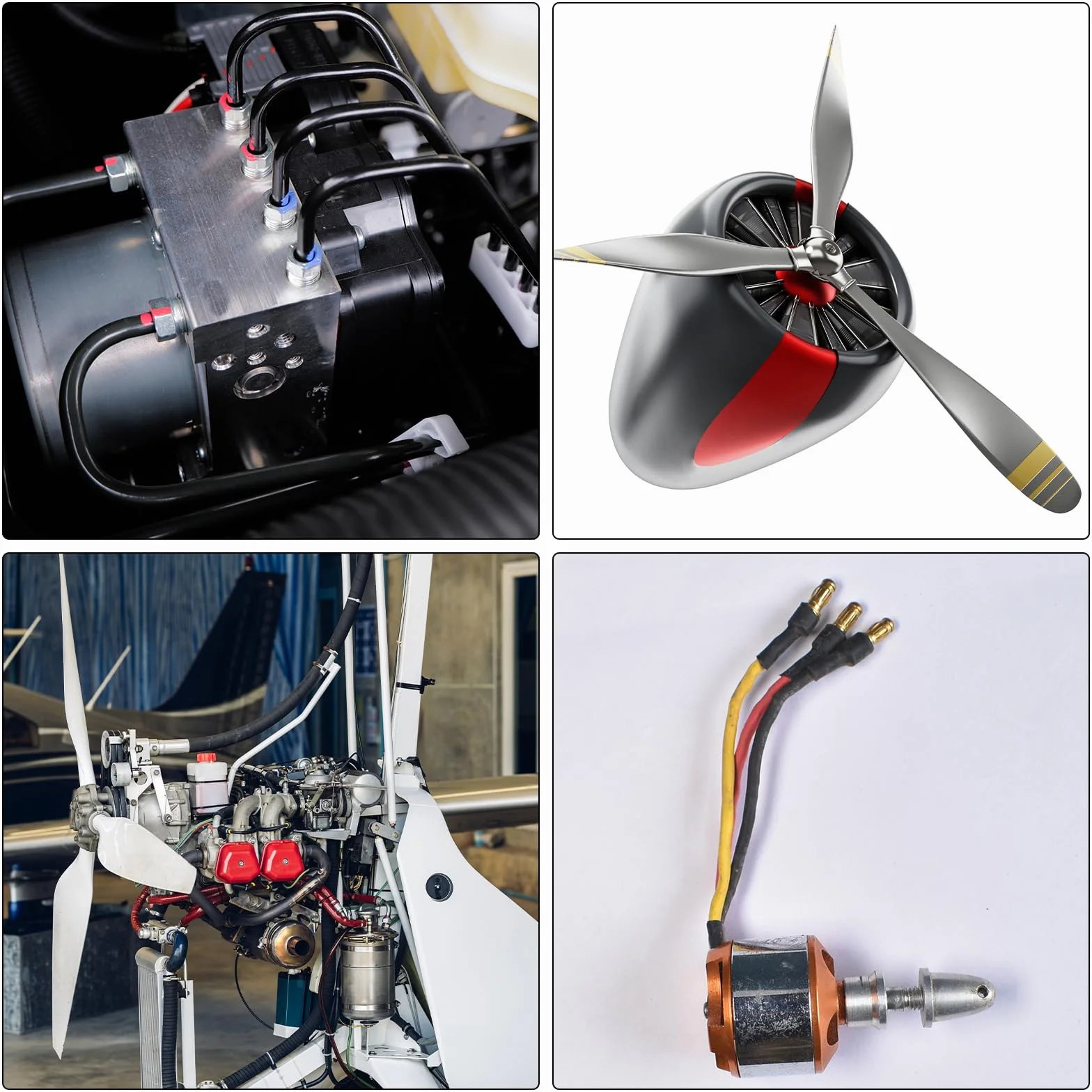 QUARKZMAN Łączniki kołnierzowe 3 mm Rigid Guide Coupler do silników modeli RC