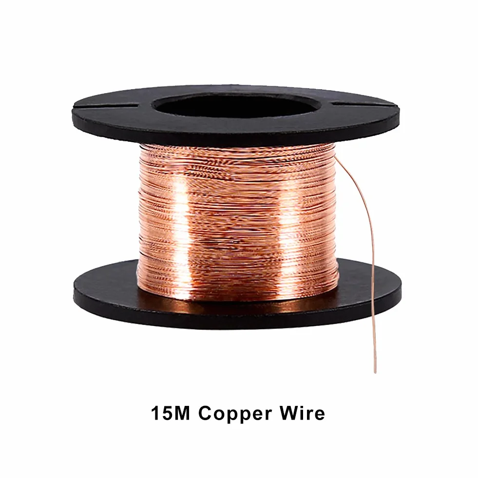 Drut miedziany emaliowany 0.1mm 15m