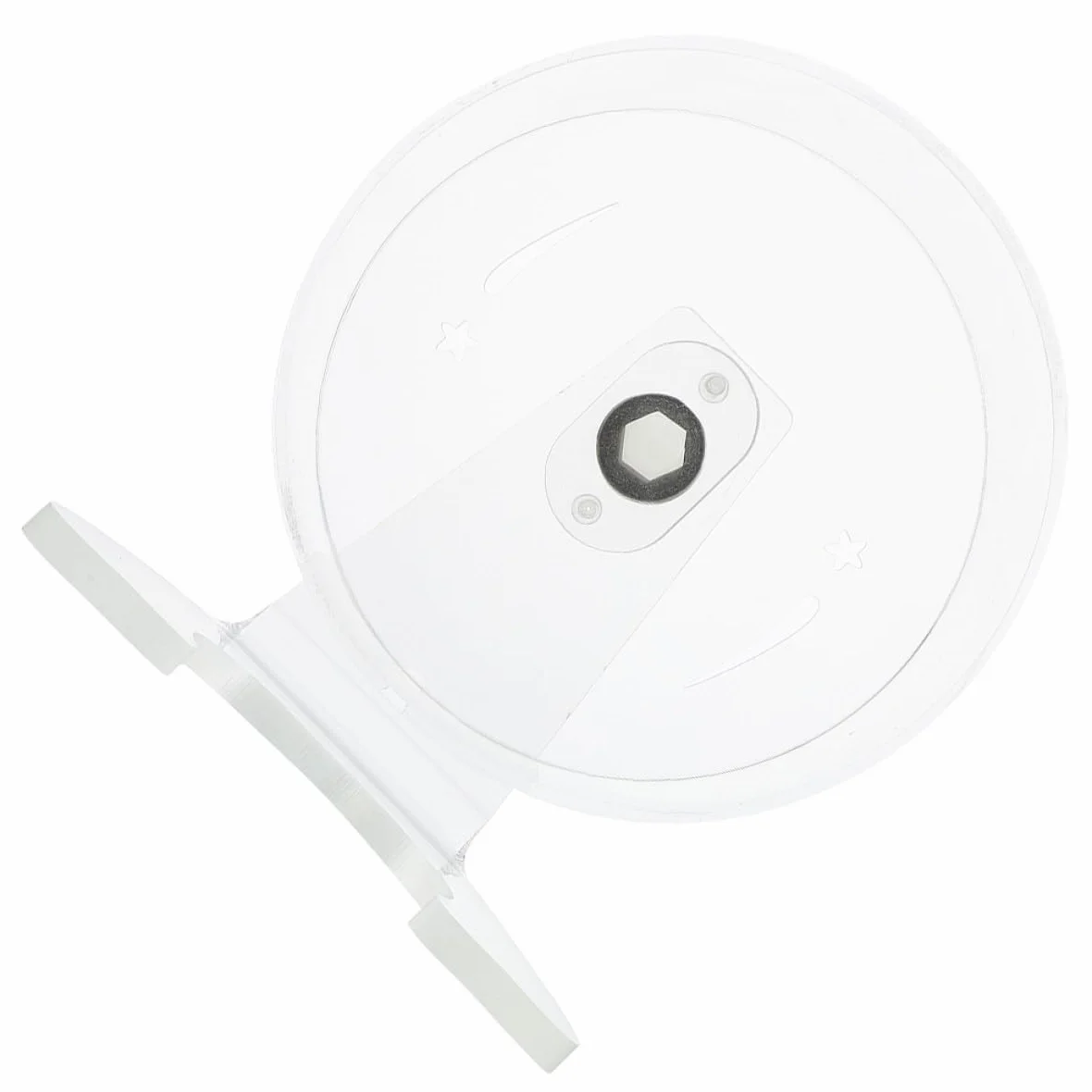 TOYANDONA Silent Transparent Hamster Wheel with Stand for Small Animals Quiet Running Exercise Toy for Mice And Gerbils Healthy Activity