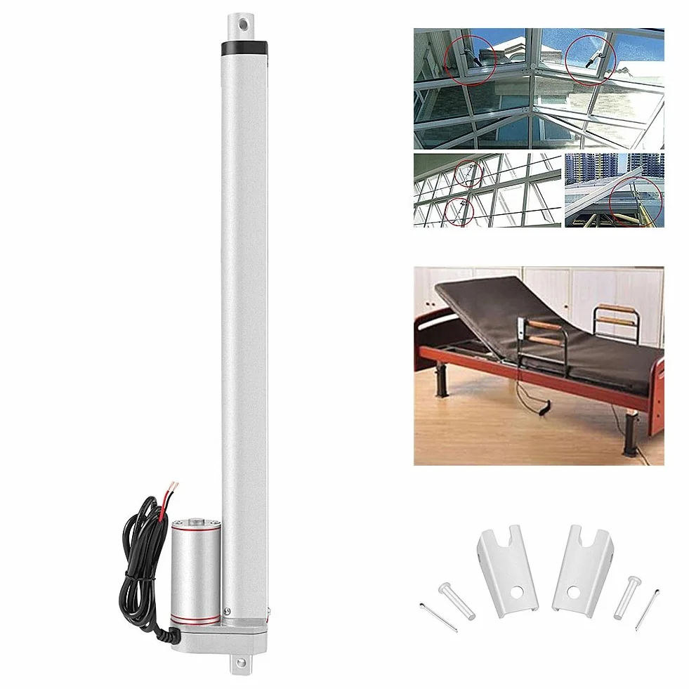 DC 12V 400 mm 750N Siłownik liniowy z napędem liniowym do samochodu, medycznego, górniczego (400 mm)