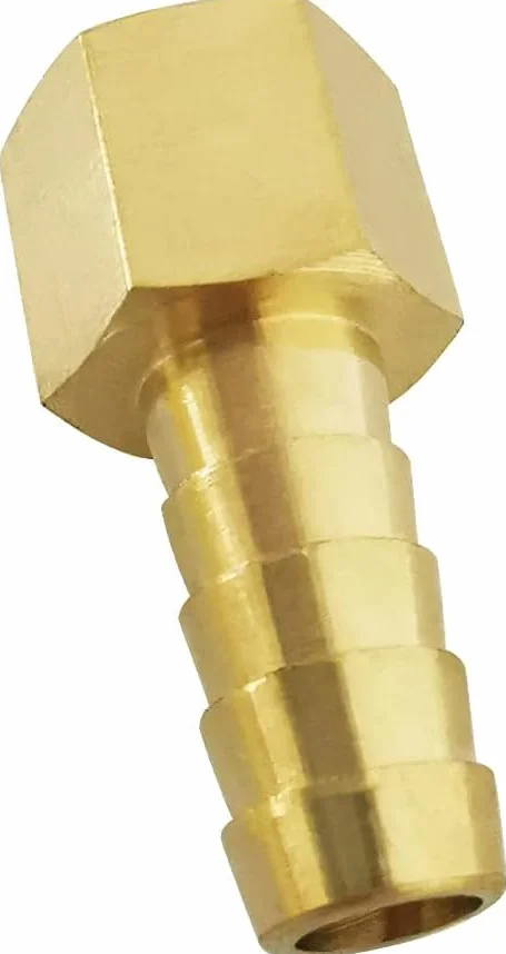 Hose Clamp,Clamp,Hose Clamp Pliers,Pipe Clamp,Brass Hose Barb Fitting, Adapter Coupling Connector, Pack of 2(1/4" Barb x 1/4" NPT Female)
