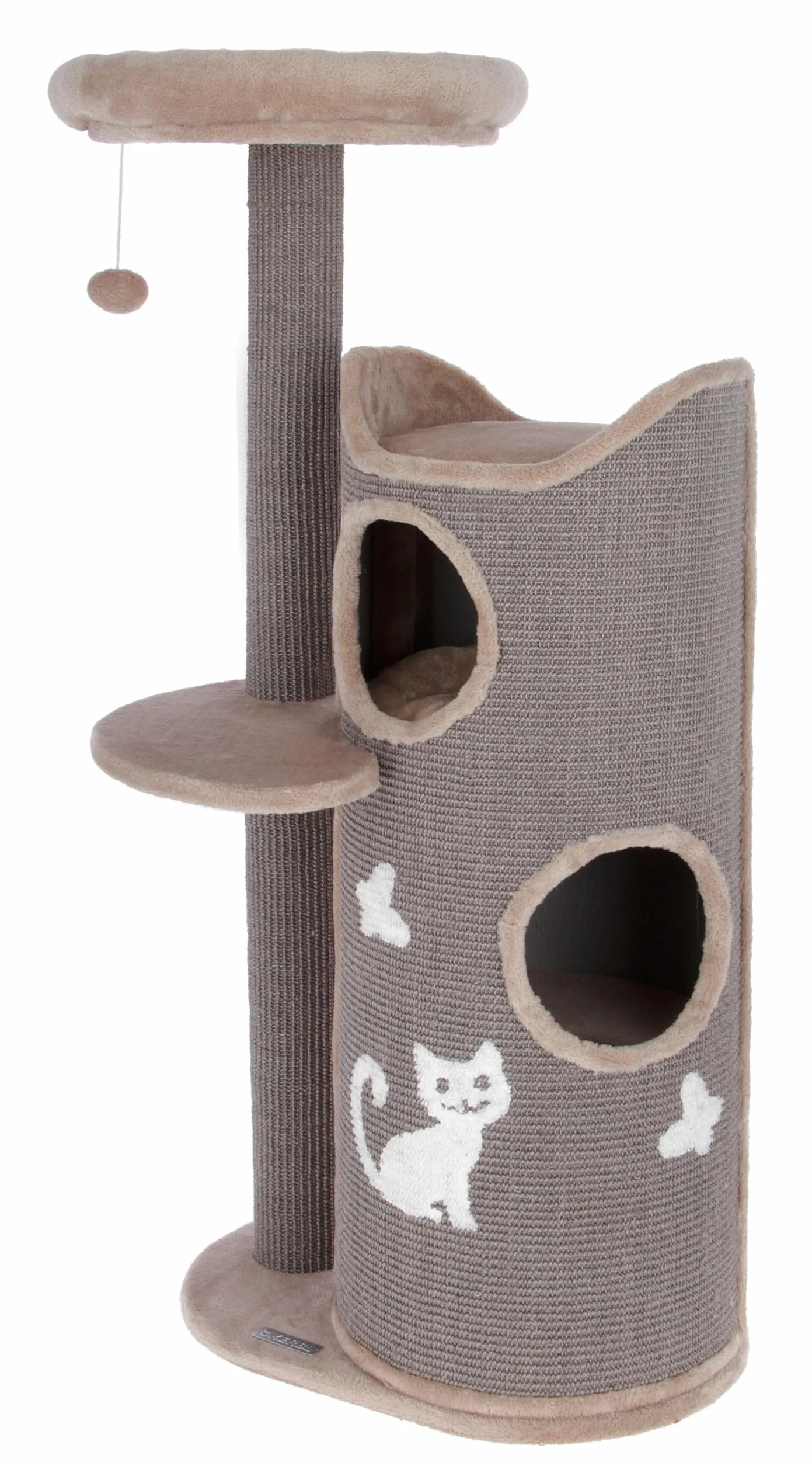 Kerbl Pet Tiama Drapak dla Kota, Brązowy, 56 x 38 x 130