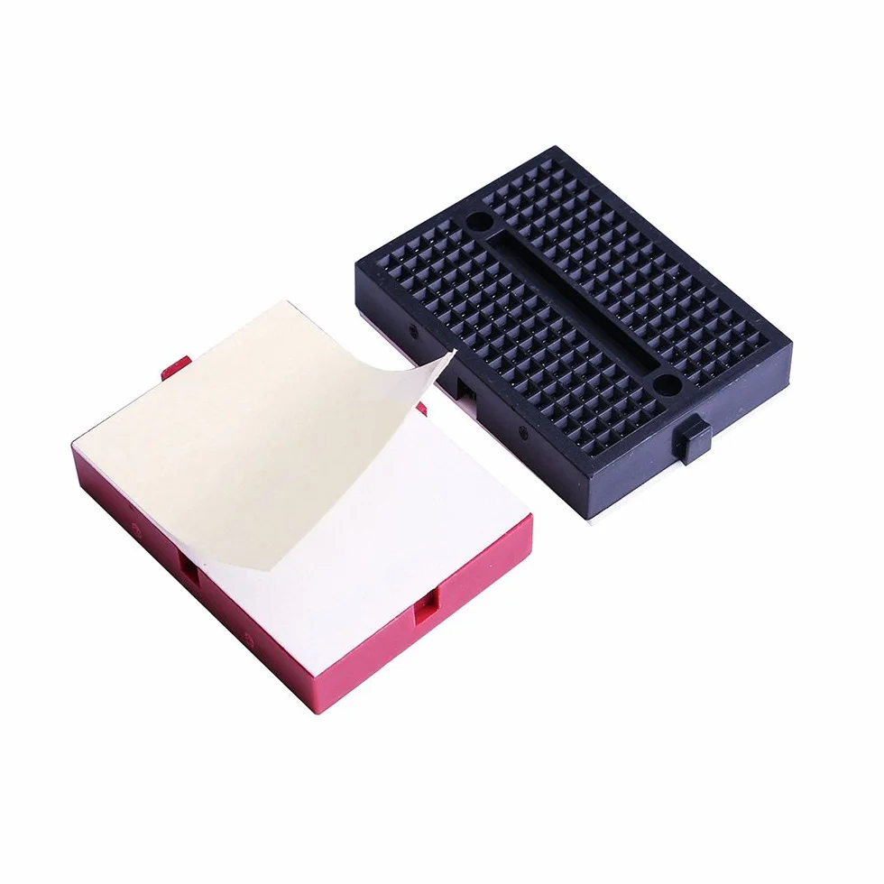 ELEGOO Zestaw 6 sztuk 170 Tie Points Mini Breadboard Kit do Arduino