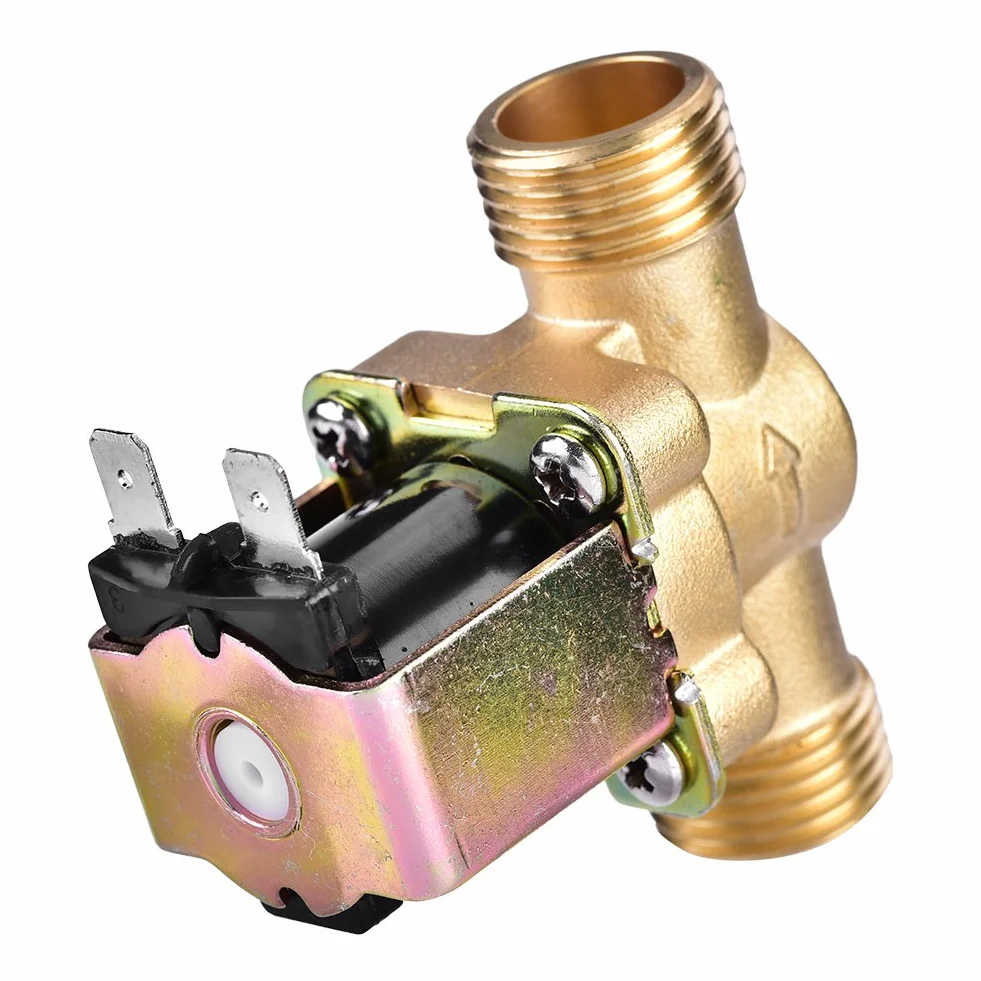 Zawór elektromagnetyczny 1/2" 24 V mosiężny normalnie zamknięty