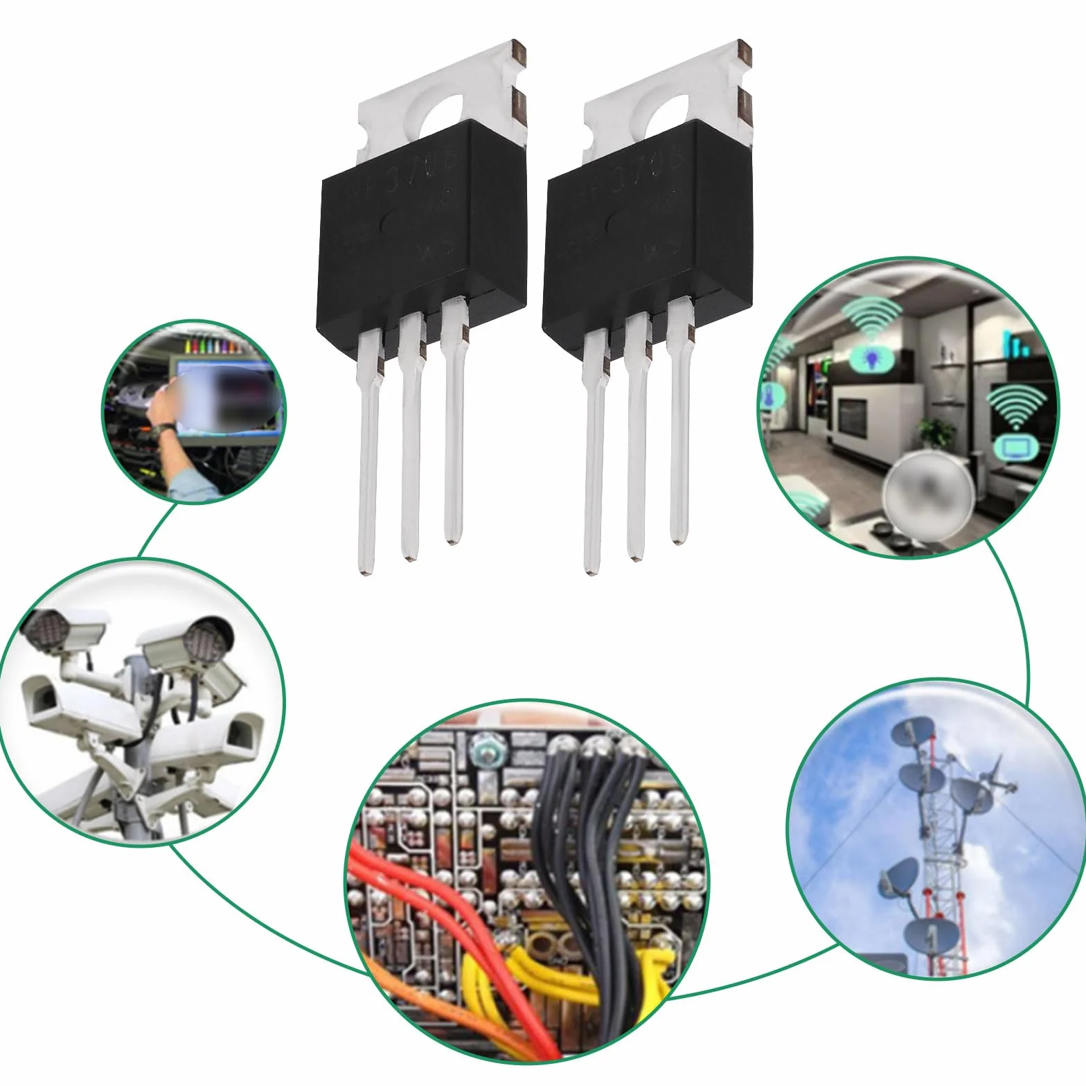 MOSFET IRF3708 N-Channel Power Tranzystor TO220 30V 62A