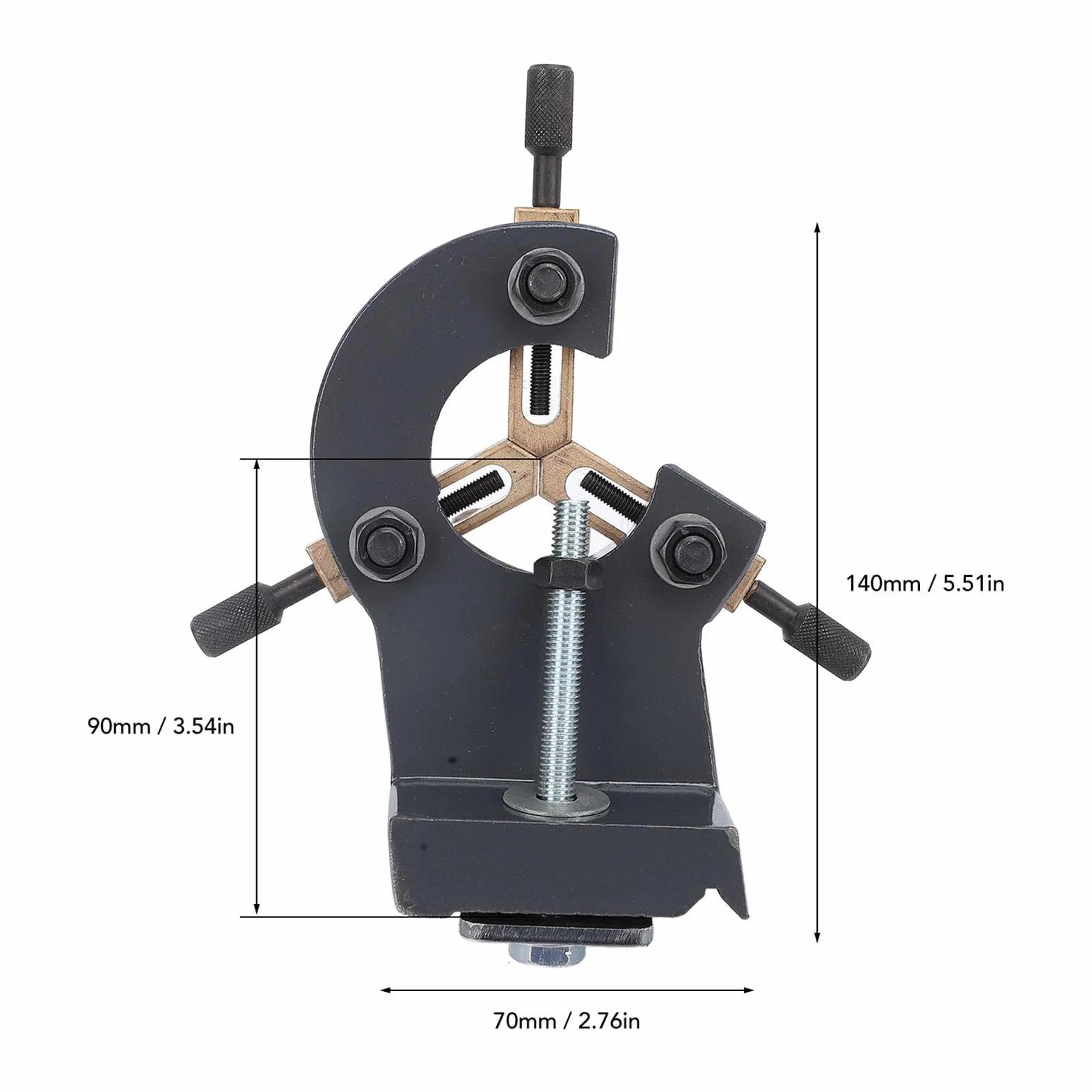 Tokarka do Drewna Podtrzymka Metalowy Mini Stabilizator Tokarki do 0618 CJ18 CJ0618A 7x12 7x14 0618 3B Kolor Szary