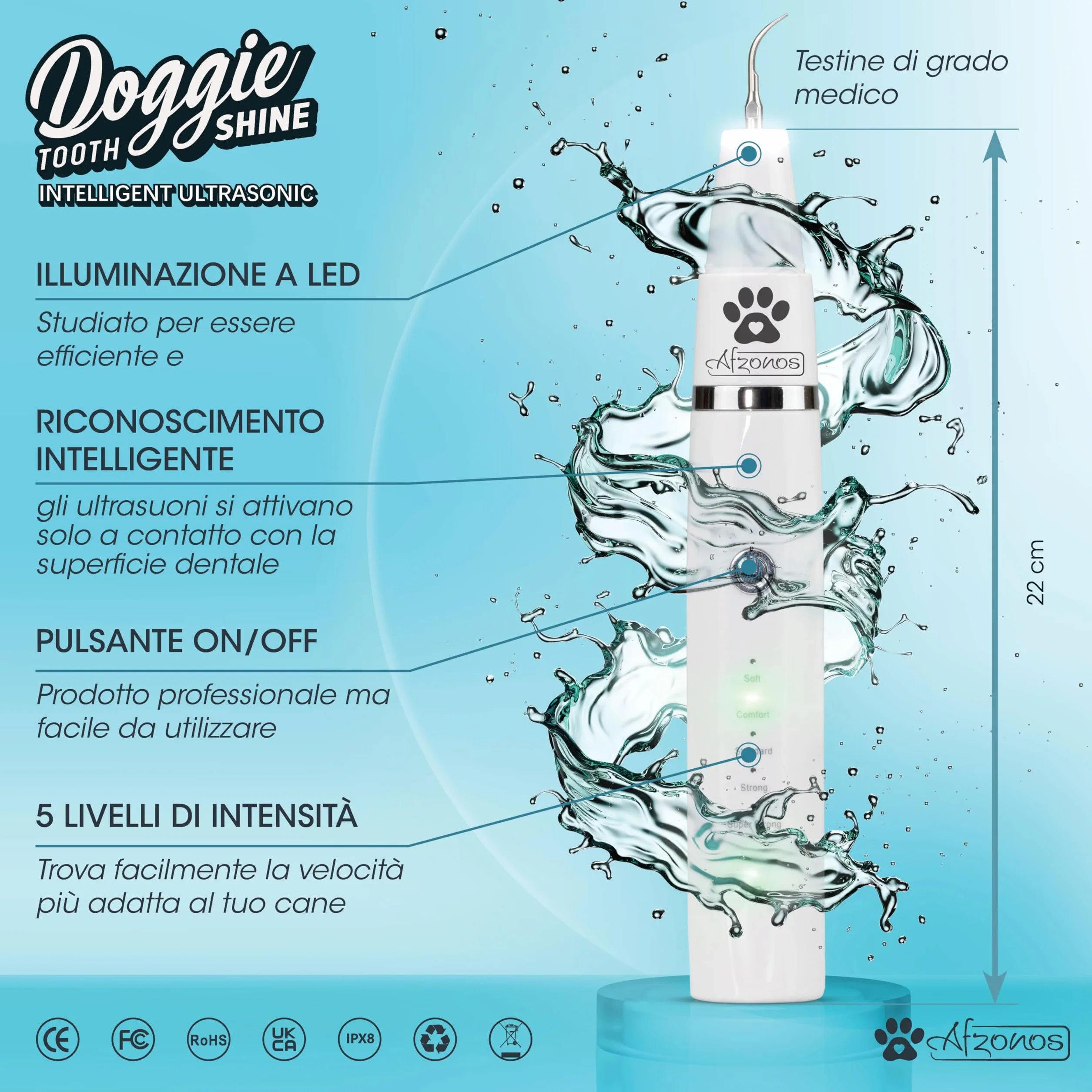 Zestaw do pielęgnacji jamy ustnej dla psów i kotów | Czyszczenie kamienia nazębnego i pielęgnacja uśmiechu | Domowe urządzenie wibracyjne | Akcesoria do pielęgnacji zwierząt niemedycznych |