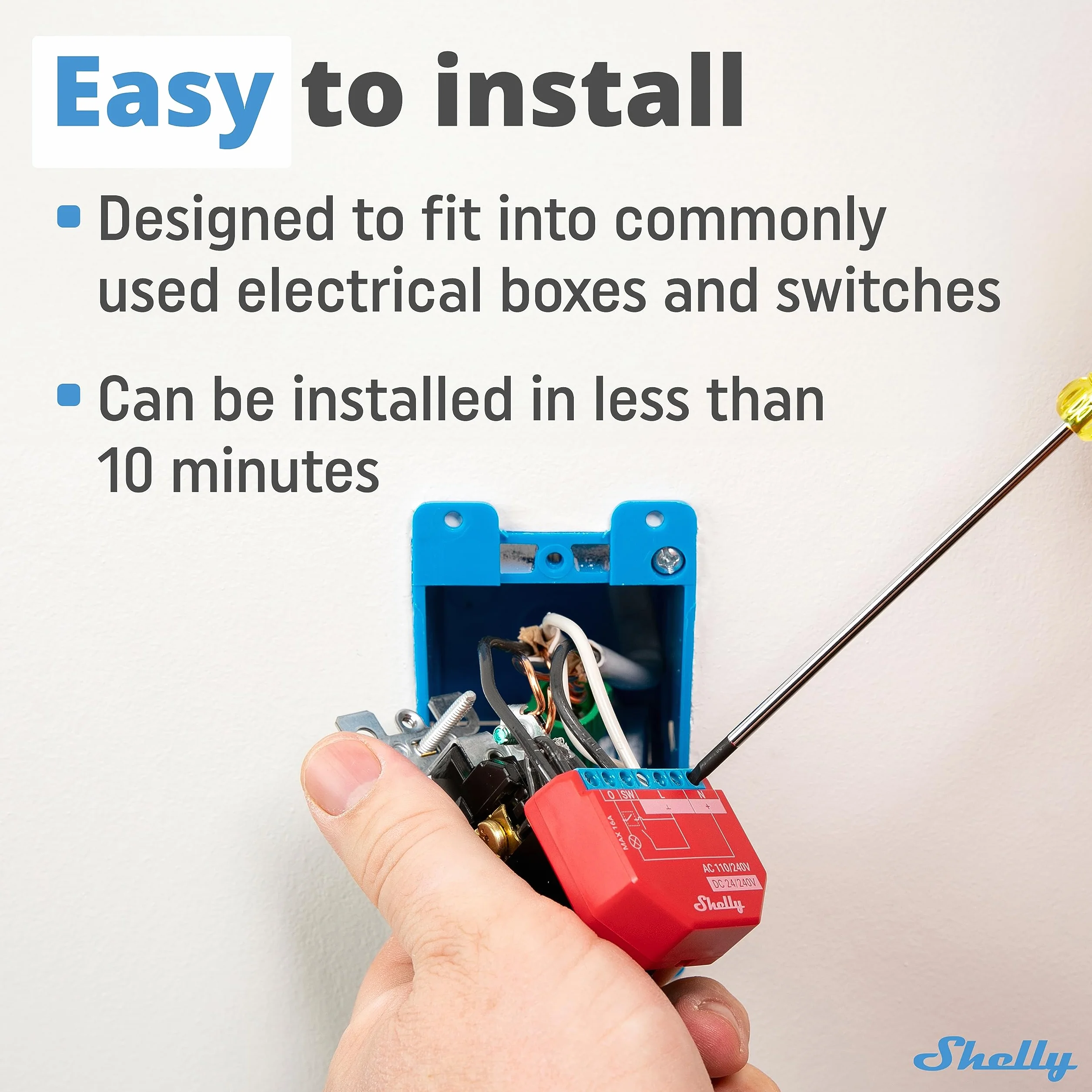 Shelly Plus 1PM Bluetooth Wi-Fi automatyzacja urządzeń elektrycznych świateł zużycia energii zestaw 4 szt.