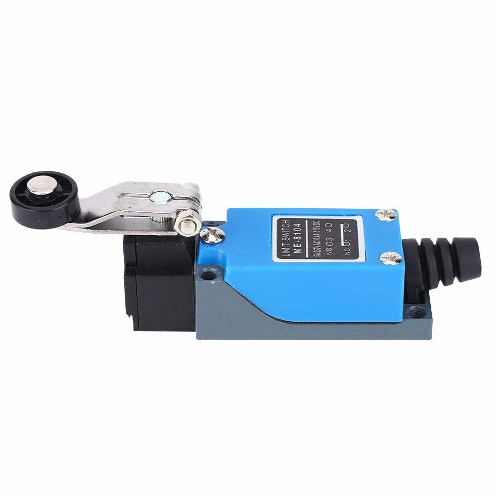 ME-8104 wyłącznik krańcowy 250V AC 115V DC mikroprzełącznik regulowana dźwignia rolkowa 50~60Hz
