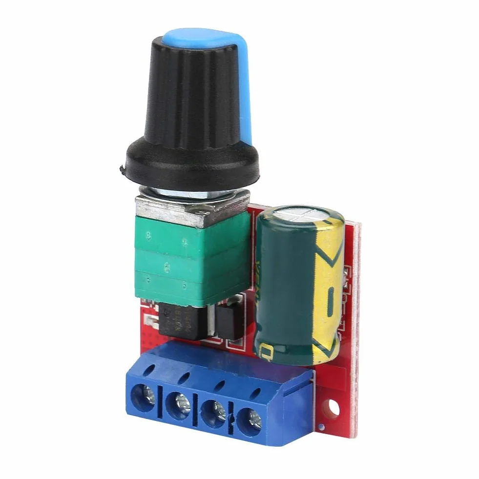 Regulator prędkości obrotowej silnika PWM DC 4,5-28 V 5 A 90 W kontroler napięcia LED