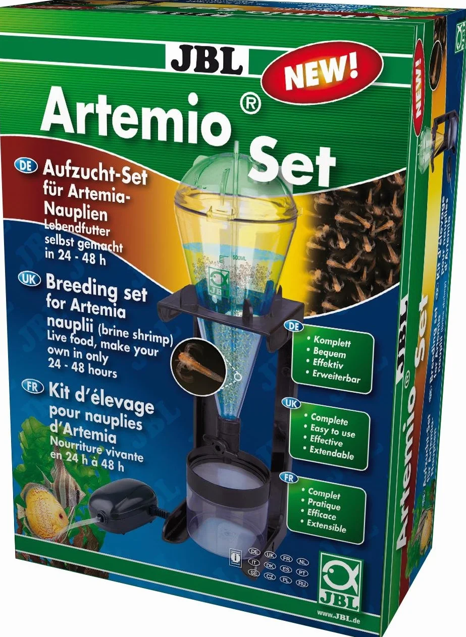 Jbl Artemio Set Zestaw do Hodowli Żywej Karmy Akwariowej, Przezroczysty/Czarny, 24-48 h