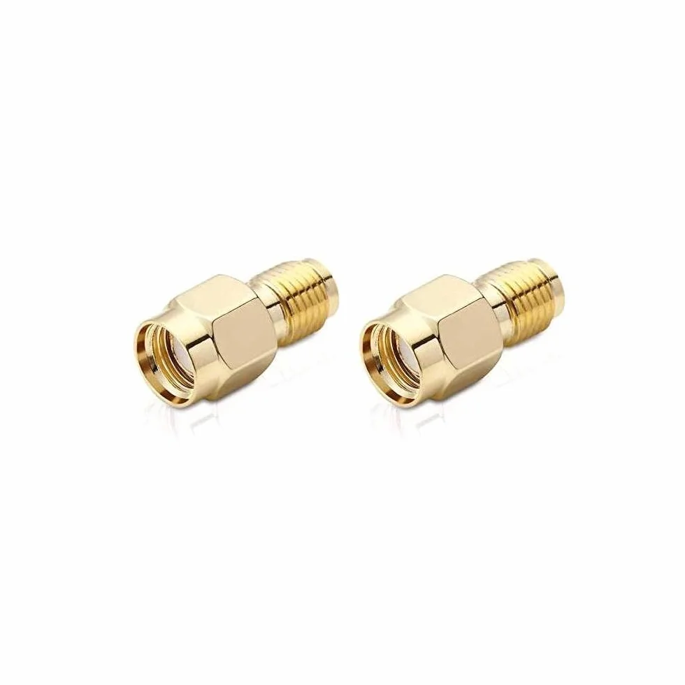 Conecto Adapter SMA RP-SMA pozłacany zestaw 2 sztuk