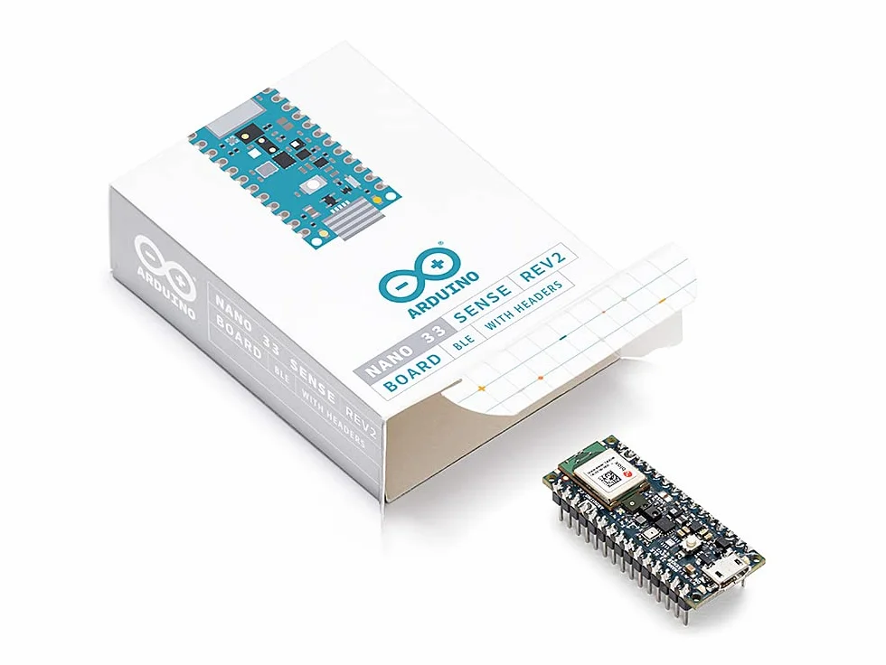 Arduino Nano 33 BLE Sense Rev2 with Headers [ABX00070] – Płyta rozwojowa z modułem Bluetooth Low Energy i czujnikami, idealna do projektów IoT i inteligentnych urządzeń.