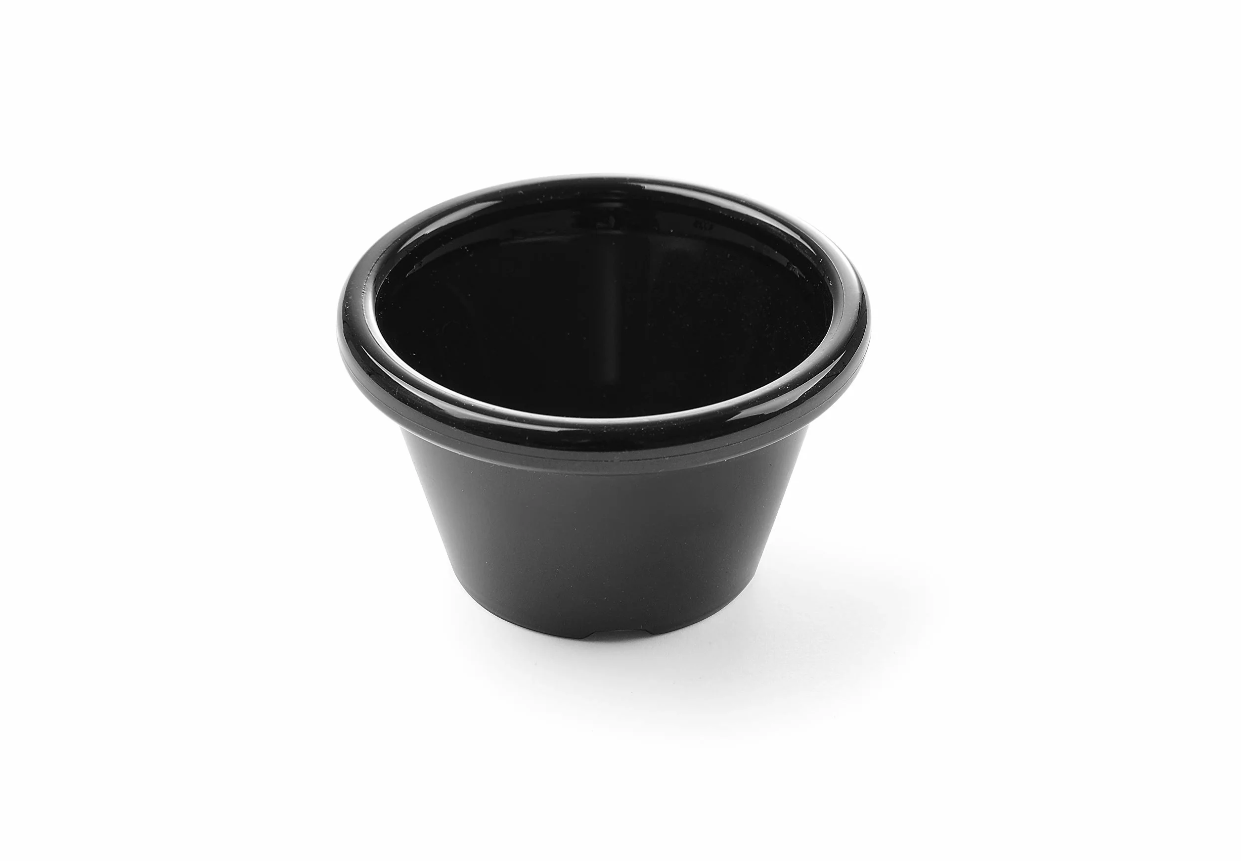 HENDI Miseczka ramekin z melaminy ø60x(H)35 mm, czarna - zestaw 12 szt.