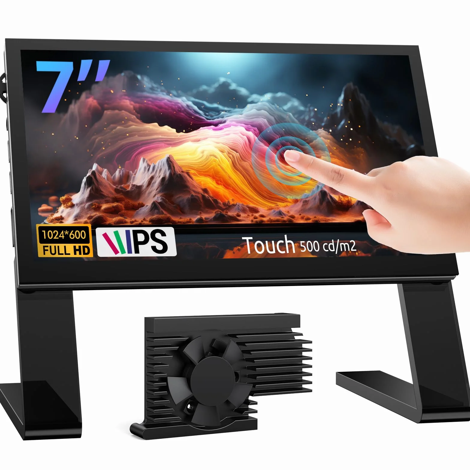 InnoMaker 7-calowy Wyświetlacz LCD IPS 1024x600 HDMI do Raspberry Pi 5/4B/3B+/3B/B+