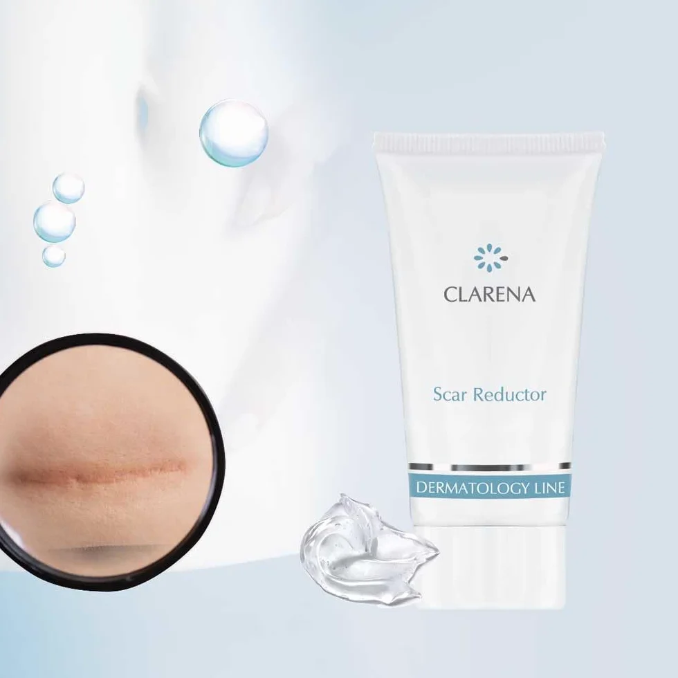 Clarena scar gel 30 ml - maść na blizny po swędzeniu i zaczerwienieniu - krem na blizny do twarzy i ciała - krem na blizny potrądzikowe - krem ze śluzem ślimaka 10% śluz ślimaka