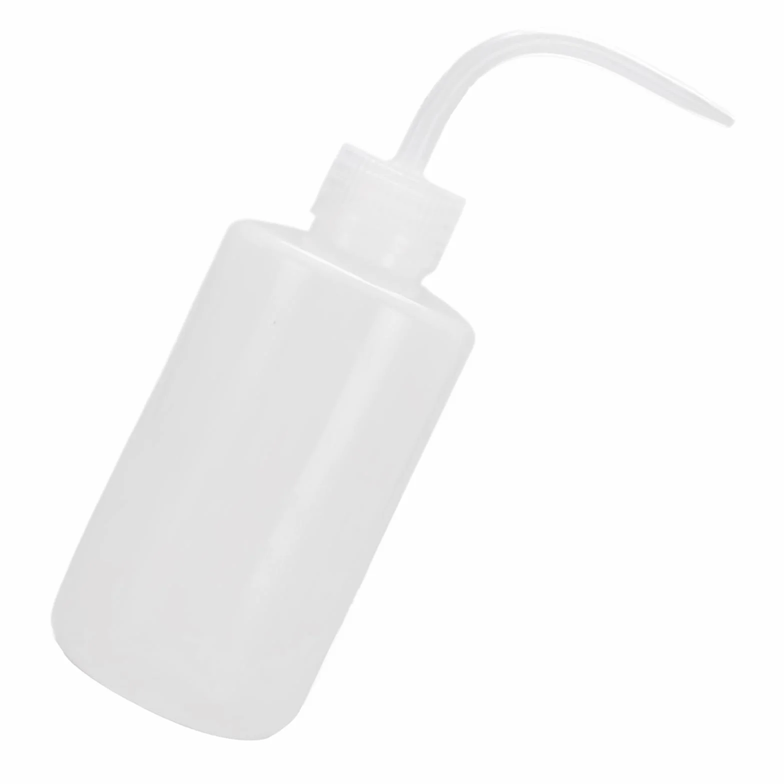 Safety Wash Bottle, Squeeze Water Bottle, Narrow Mouth Dispenser, Flow-Control Spout Design, Precision Tip, Lab Washing Cleaning Use, 6.89x3.94x2.36 Inches, Clea,r 1 Piece