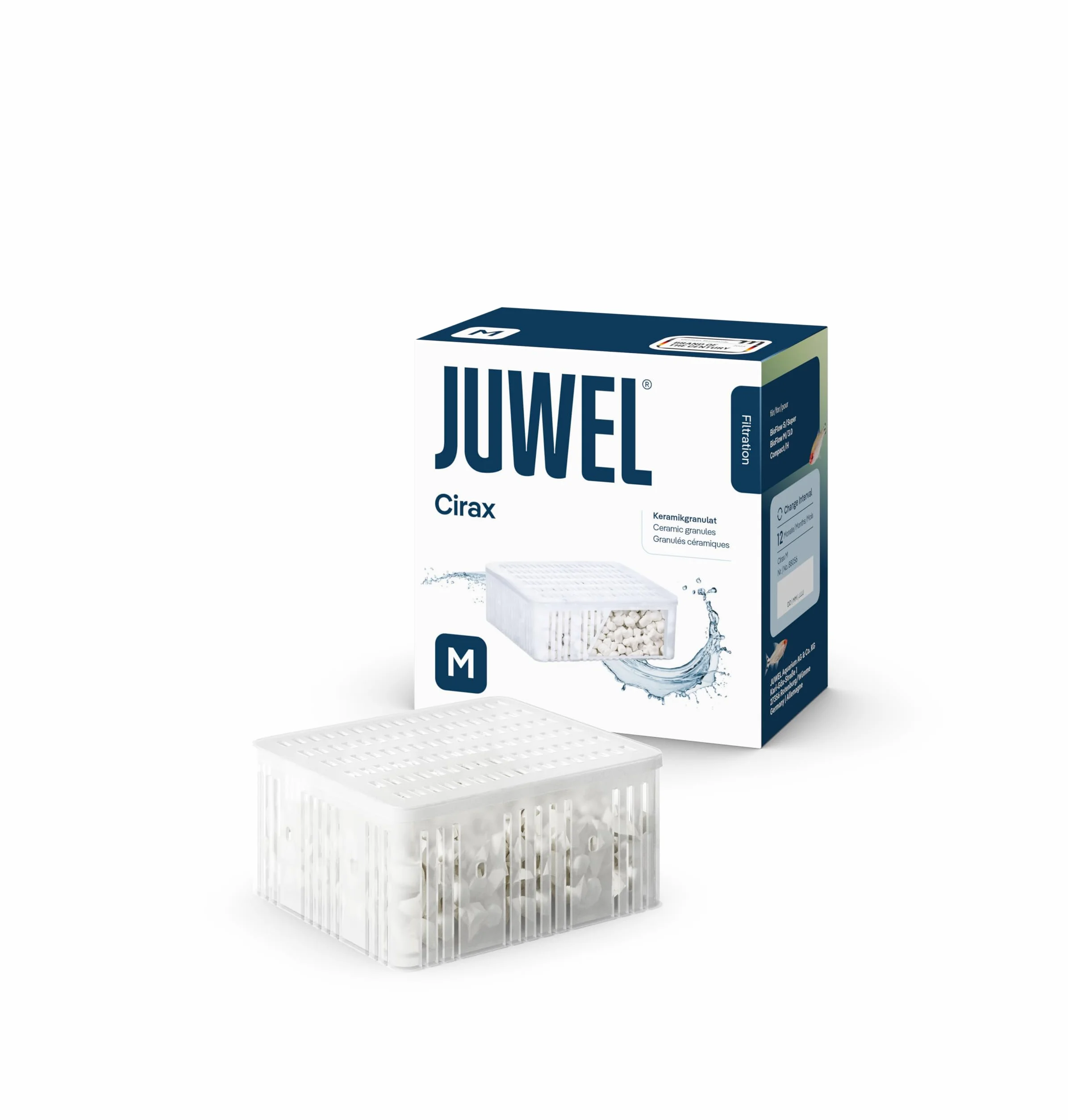 Juwel Aquarium 88056 CiraX Granulat Ceramiczny, M, Biały