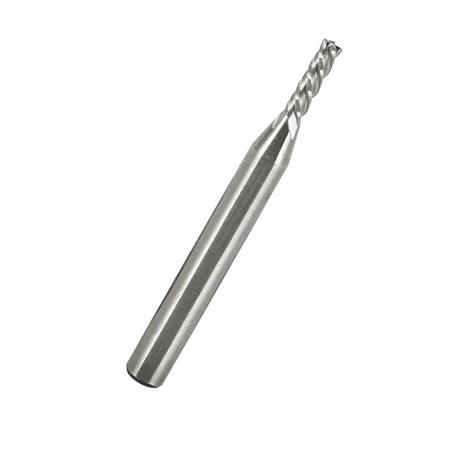 Frez HSS CNC 4-fletowy 1/4" 1/8" prosty trzpień 4 mm do stali szybkotnącej