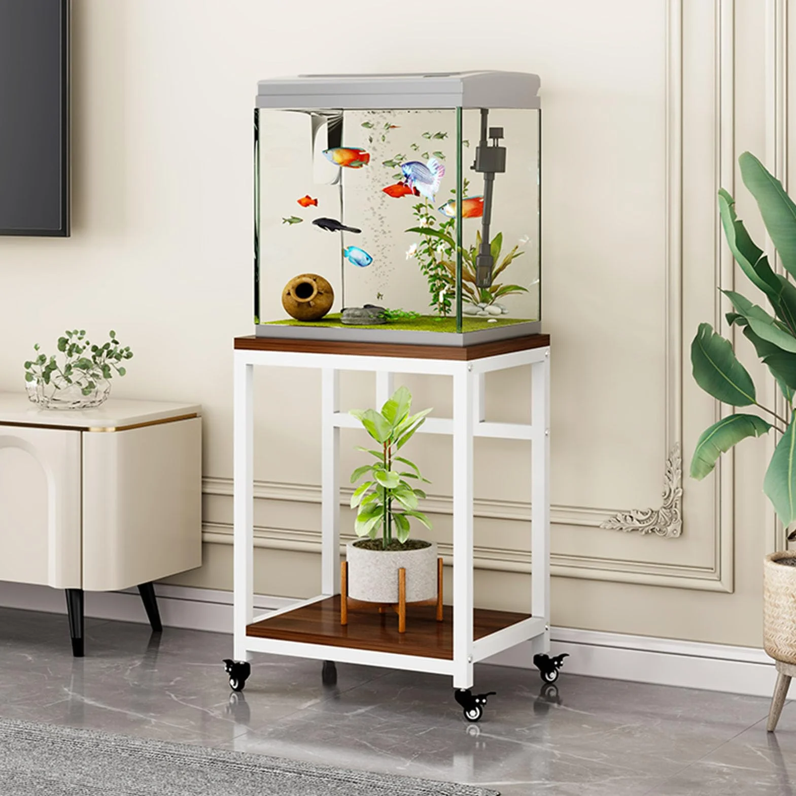 Półki i stojaki do terrarium o wysokiej wytrzymałości: Wszechstronne stojaki do terrariów, odpowiednie do akwariów, gadów i roślin; solidne i trwałe, rozwiązania do przechowywania IDE