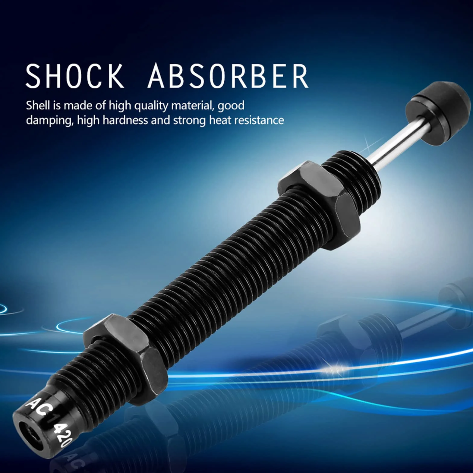 Amortyzatory M14 x 20 mm Skok Amortyzatory ciśnienia oleju do pneumatycznego cylindra pneumatycznego AC1420-2
