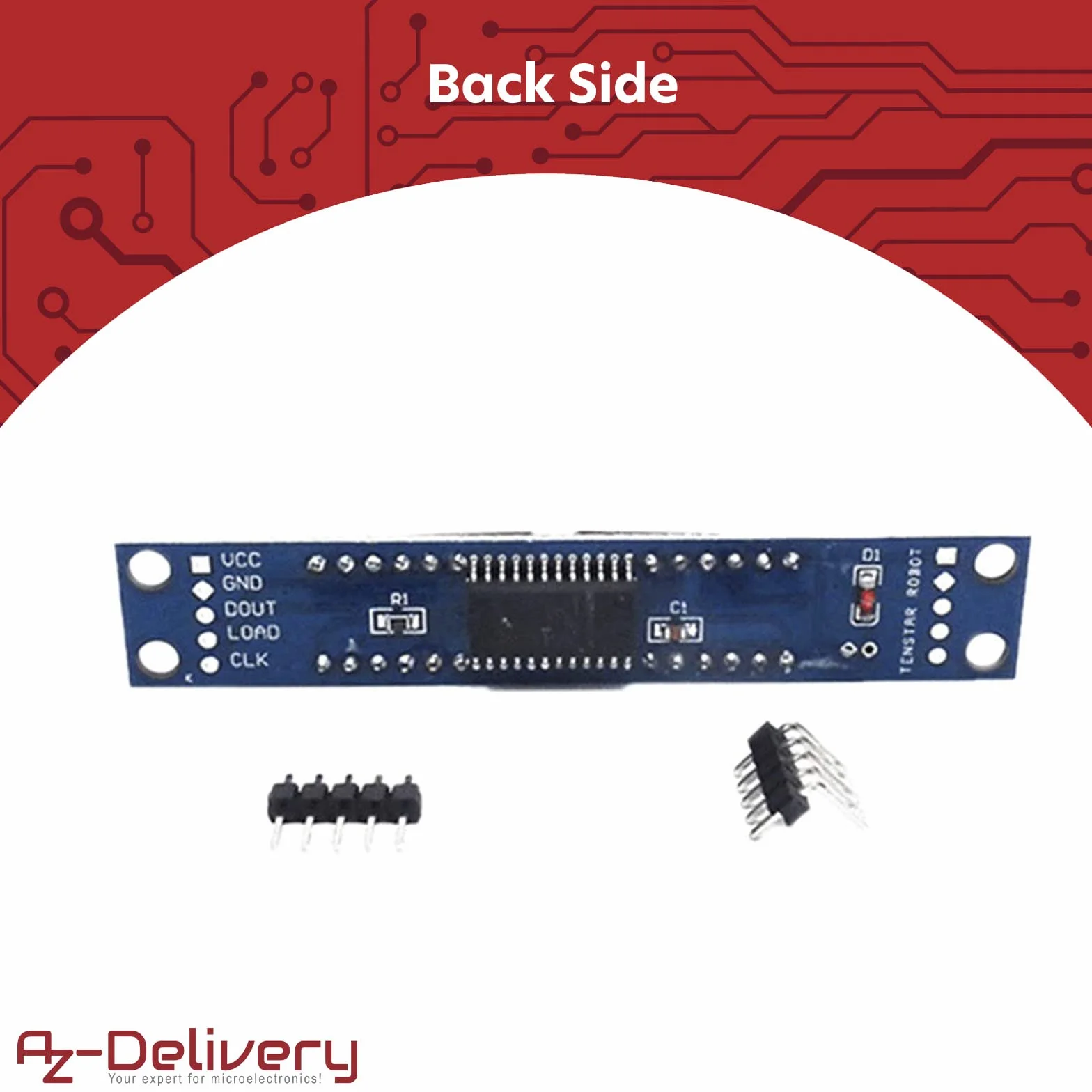 AZDelivery 3 x MAX7219 Led Module 8 Bit 7 Segmentowy wyświetlacz TM1637 LED kompatybilny z Arduino i Raspberry Pi