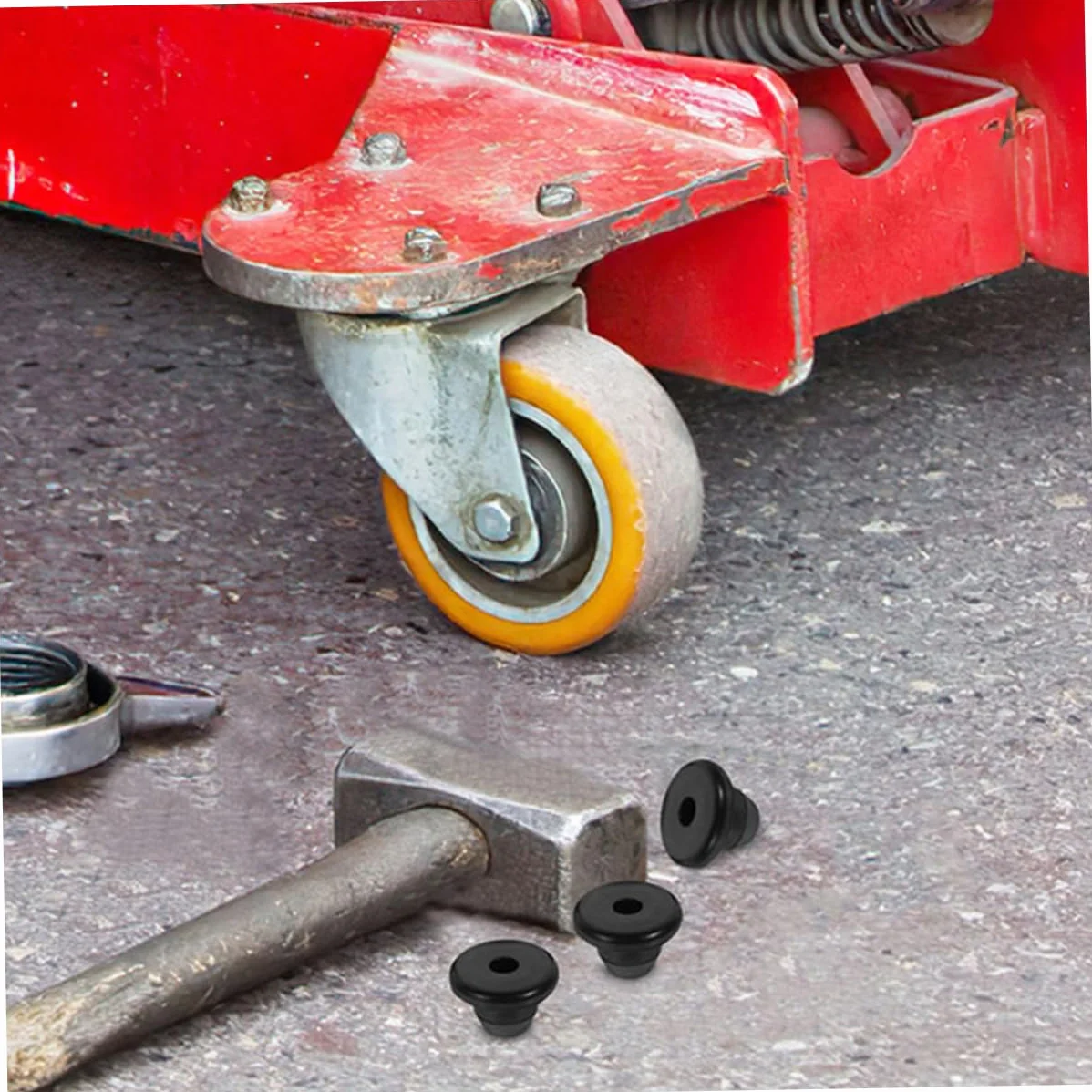 Generic 6 Sztuk Wtyczka Jack Podnośnik Podłogowy Wlewu Oleju Pinch Weld Jack Pad Podnośnik Do Butelki Gumowy Wlewu Korki Wlewu Oleju Gniazdo Wlewu Jack Pad