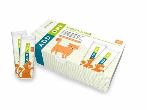 Porus Add One | smak łososia | 30 x 10 g | karma uzupełniająca dla kotów | pyszna przekąska do mieszania Porus One