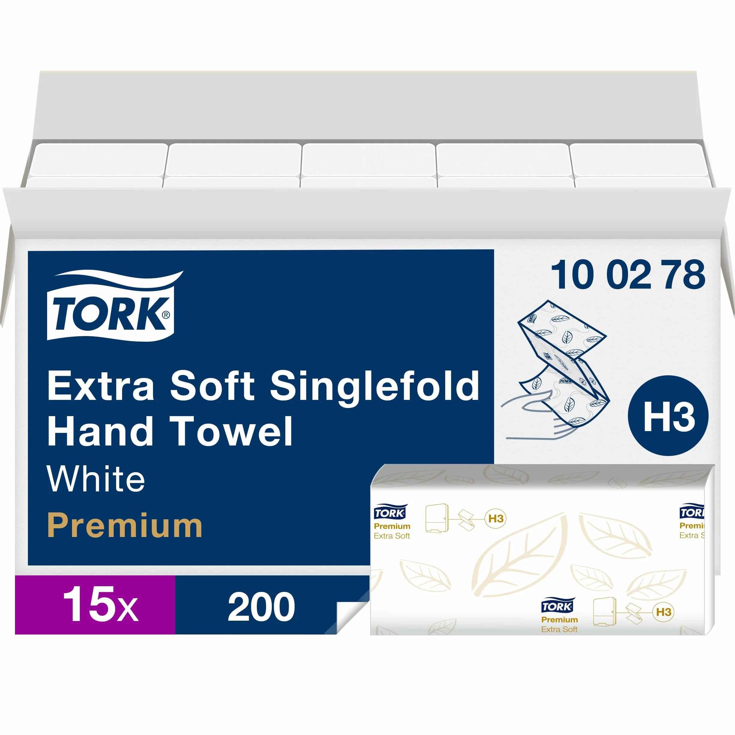 Tork Singlefold/C-fold ekstramiekki ręcznik (w składce ZZ i składce C)