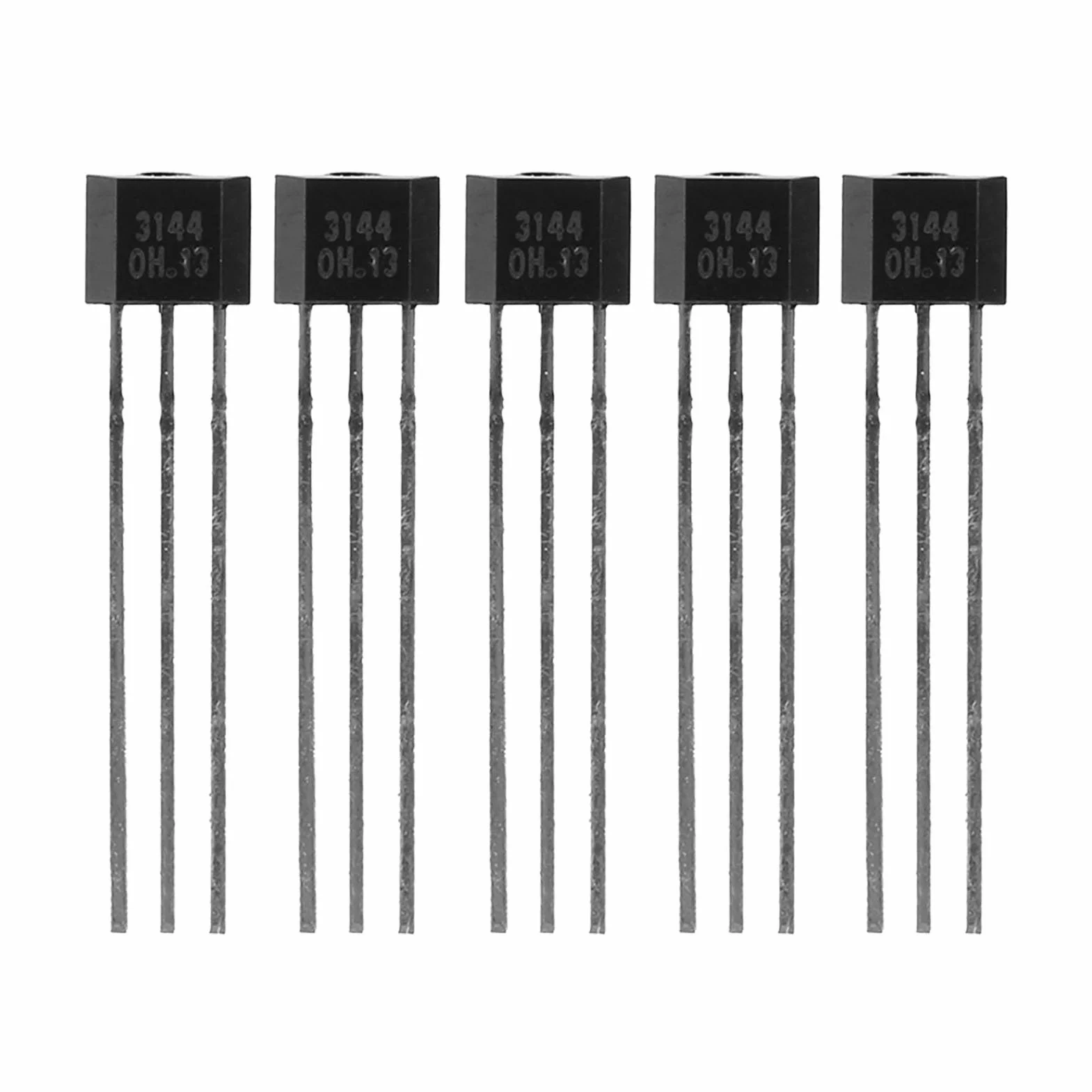 10 sztuk/partia A3144 3144E OH3144E 3-pinowy TO-92UA SIP Czujnik efektu Halla przełącznik do zabawek elektronicznych i sprzętu sportowego