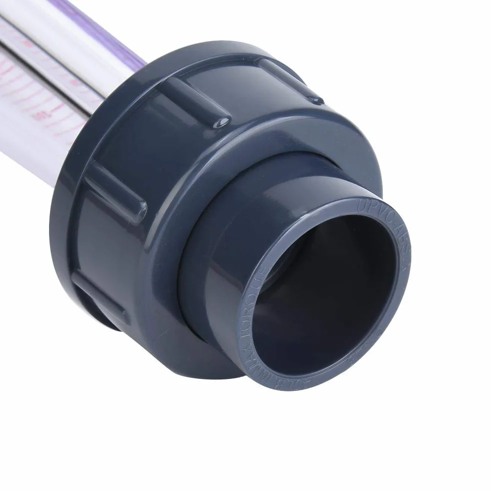 Przepływomierz cieczy, LZS-25 (D) Plastikowy miernik przepływu cieczy z tworzywa ABS Przepływomierze o wysokiej dokładności 60-600L / H, miernik przepływu wody
