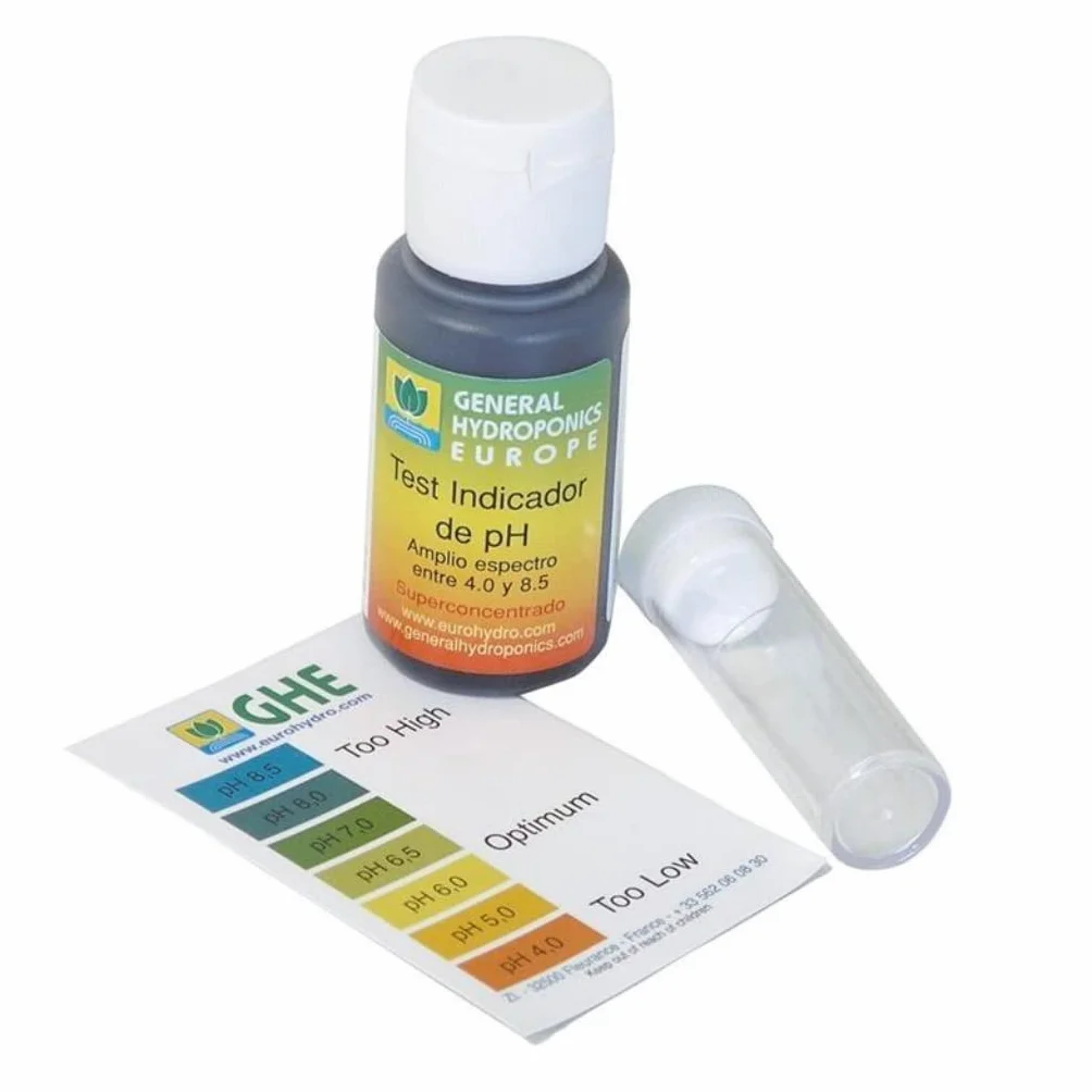 GHE Test Kit PH General Hydroponics (4.0 to 8.5 pH)