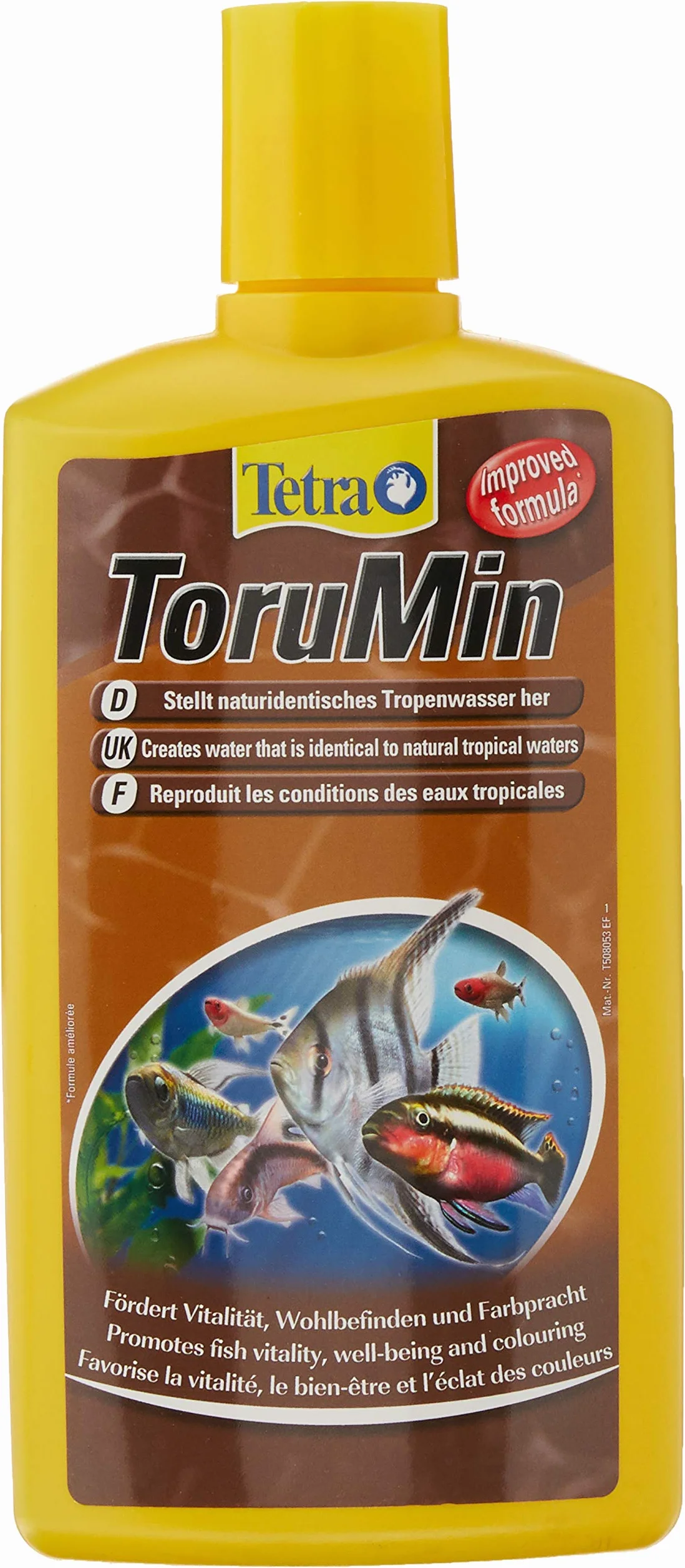 Tetra ToruMin do wody identycznej z naturą - dodaje naturalne ekstrakty torfu, nadaje się do akwariów słodkowodnych, butelka 500 ml