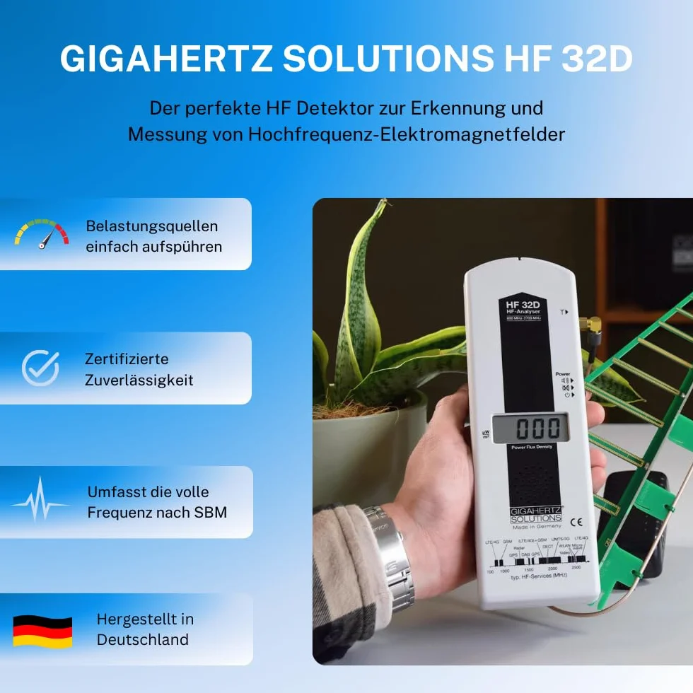 Gigahertz Solutions HF 32D Miernik elektromagnetyczny HF