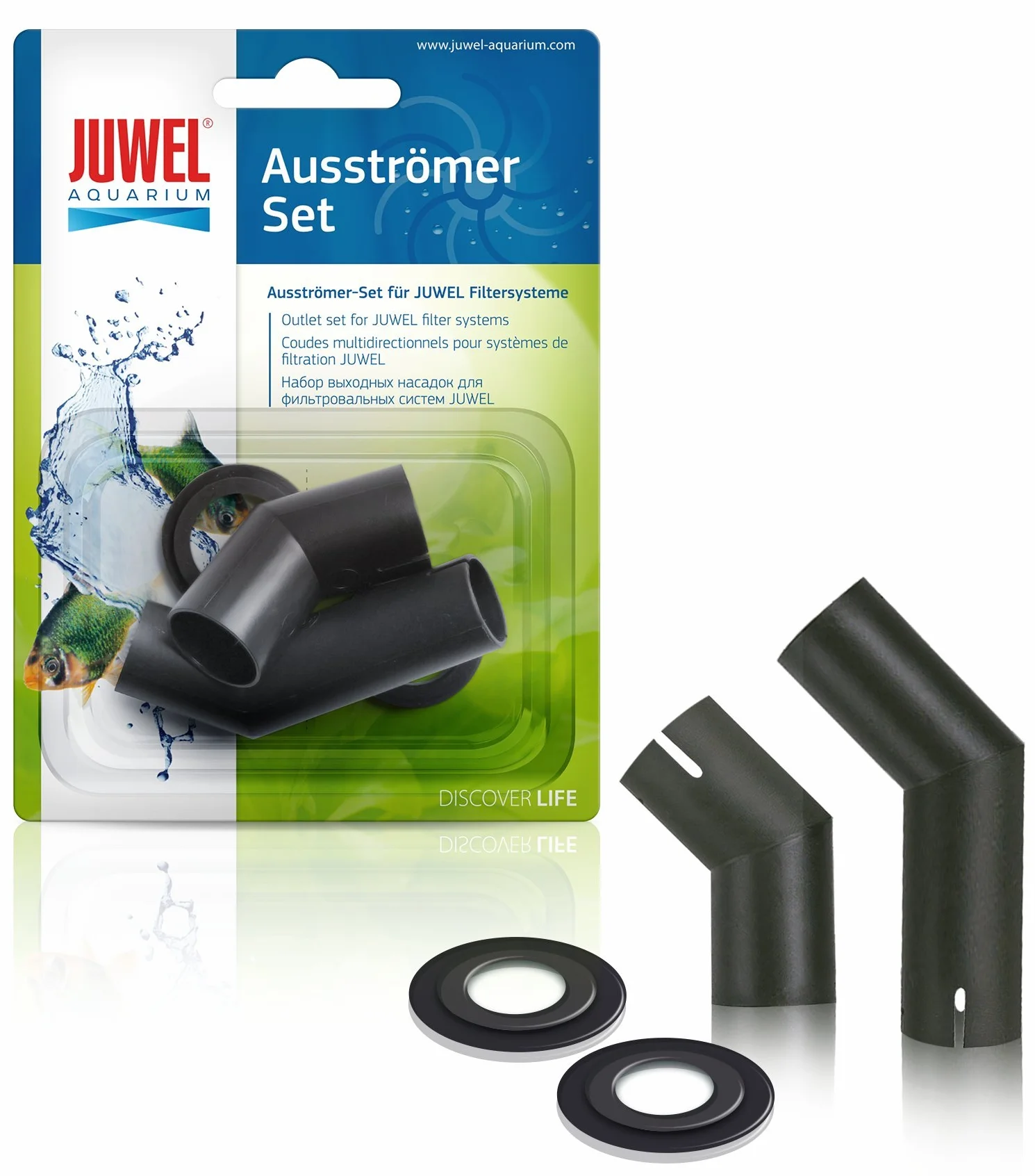 Juwel Aquarium - Zestaw odpływu powietrza – pasuje do wewnętrznego systemu filtrów Bioflow