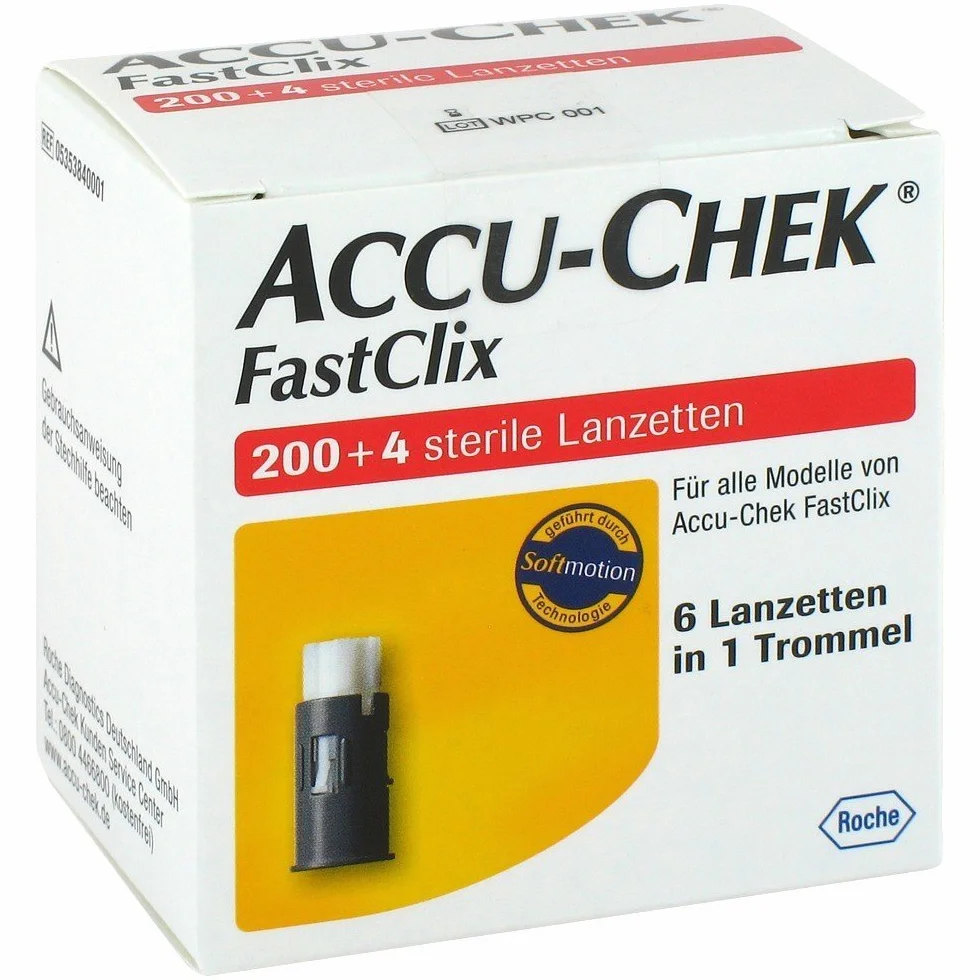ACCU CHEK FastClix Lancets 204 St