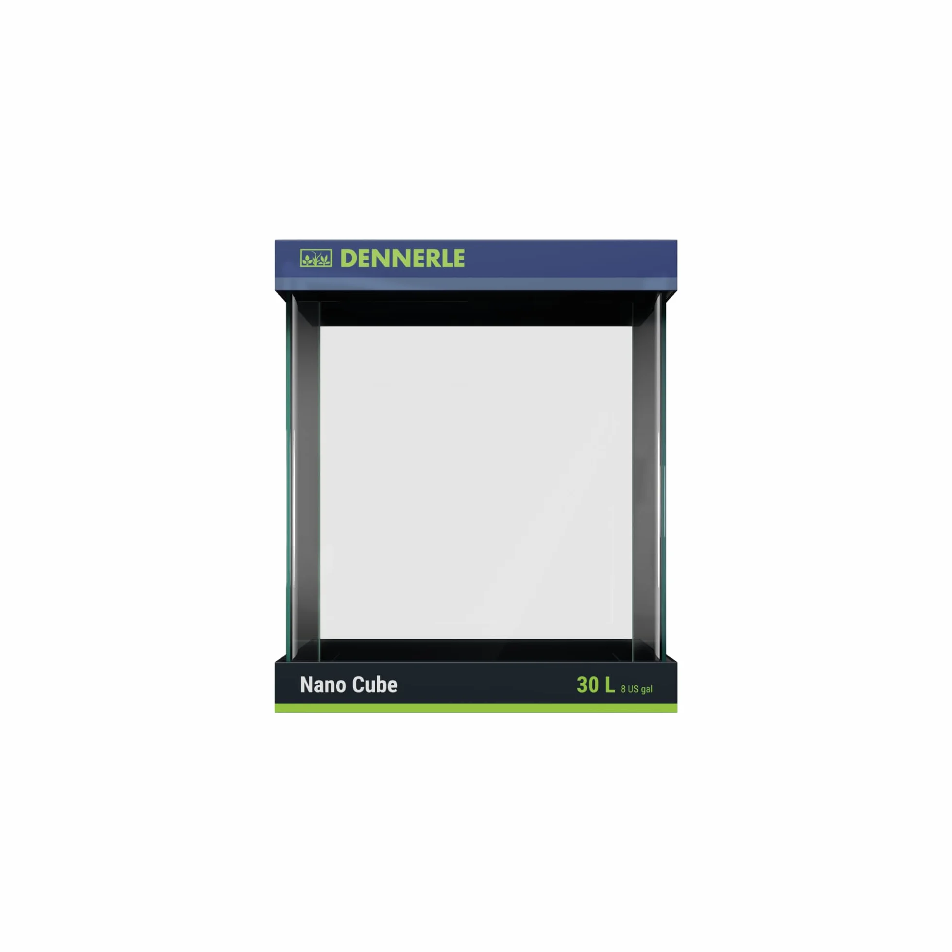 Dennerle Nano Cube, 30 litrów – 30 x 30 x 35 cm – mini akwarium z zaokrąglonymi narożnikami