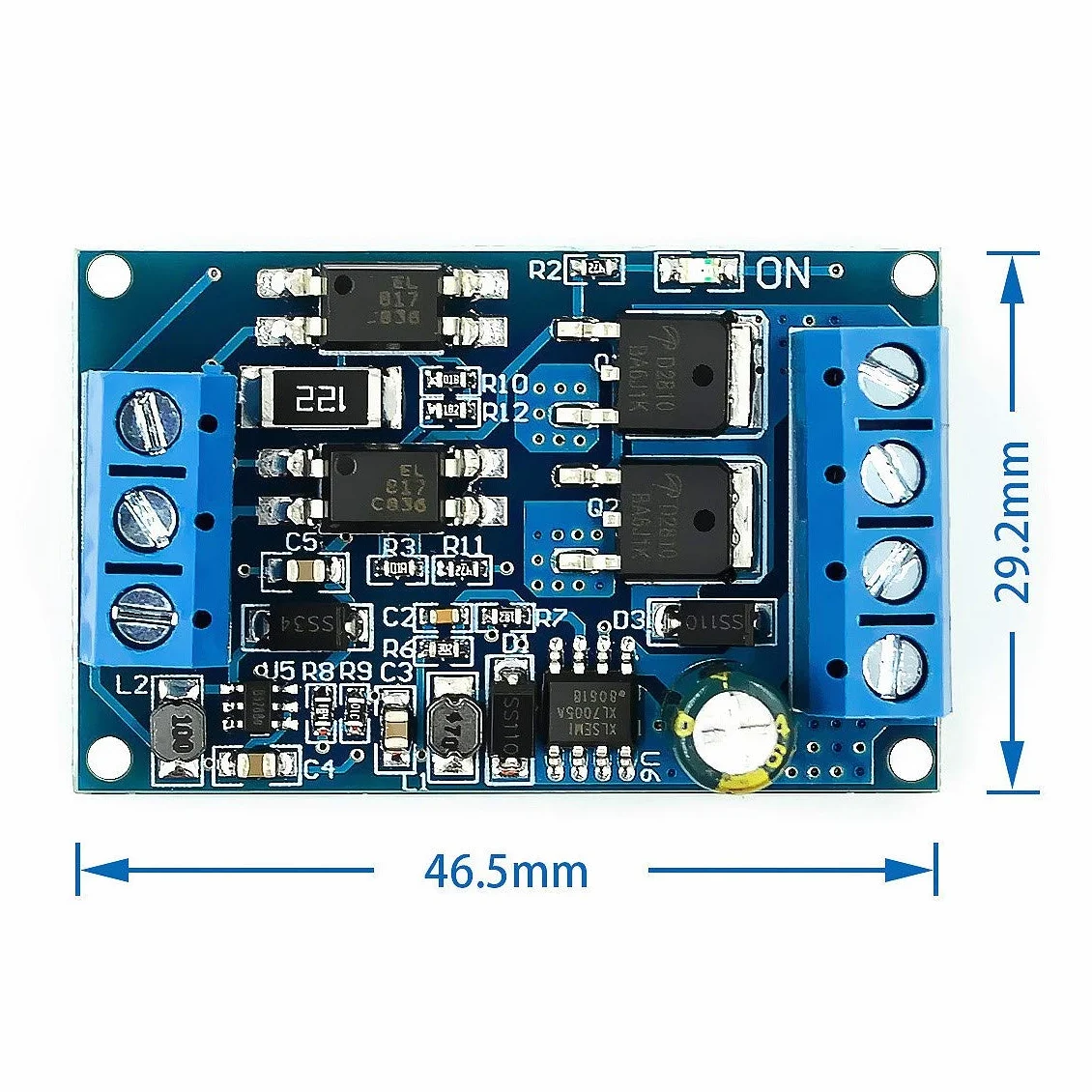 Dc 4 V-60 V High-Power Mos Fet Trigger Drive Switch Moduł Board Pwm Regulowany Kontroler Moduł Dual-Mos
