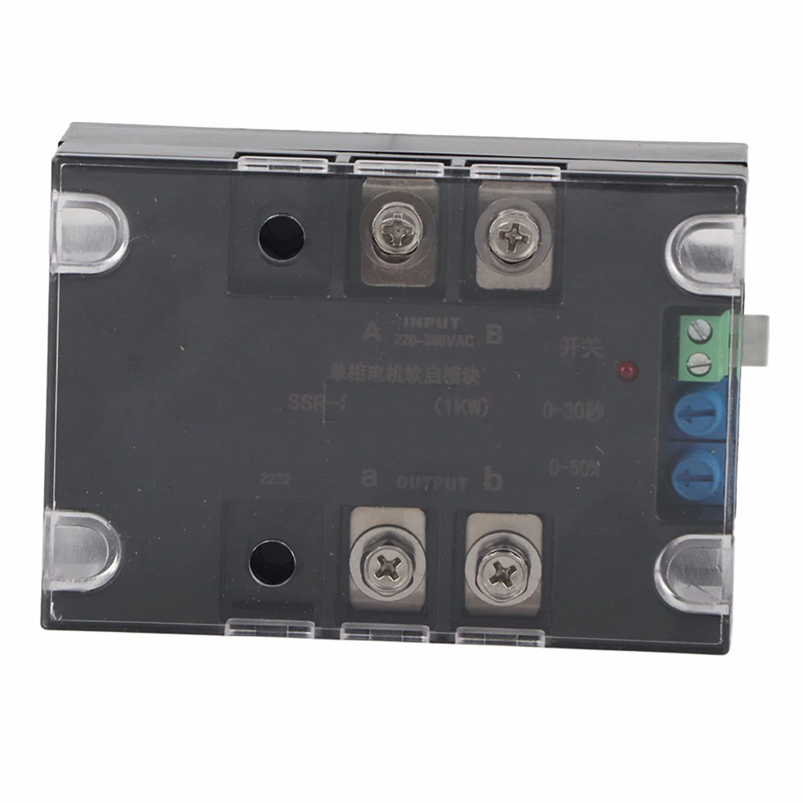 SSR-20WA-R (1 kW) jednofazowy dwufazowy rozrusznik, aluminiowy moduł startowy, moduł optyczny (moduł)