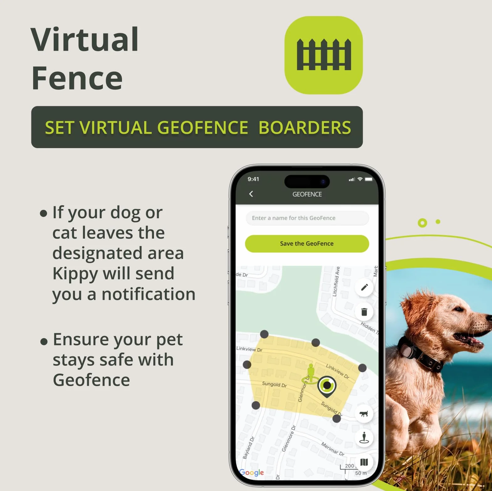 Kippy - Kippy EVO - Nowa Obroża z Lokalizatorem GPS i Monitorem Aktywności dla Psów i Kotów, 38 g, Wodoodporna, Bateria 7 dni, Brązowe Drewno